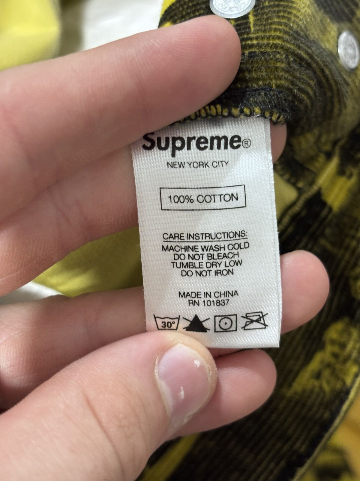 Supreme Supreme Vibrations Corduroy Pants Size US 34 / EU 50 - 9 Thumbnail