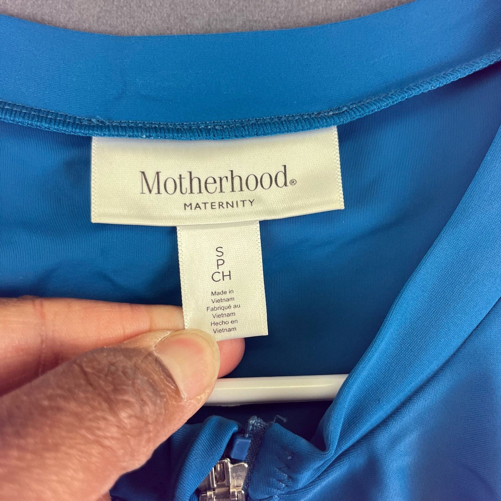 Other Motherhood Rash Guard Women's Small Bathing Suit Top Zipper Size S / US 4 / IT 40 - 3 Thumbnail