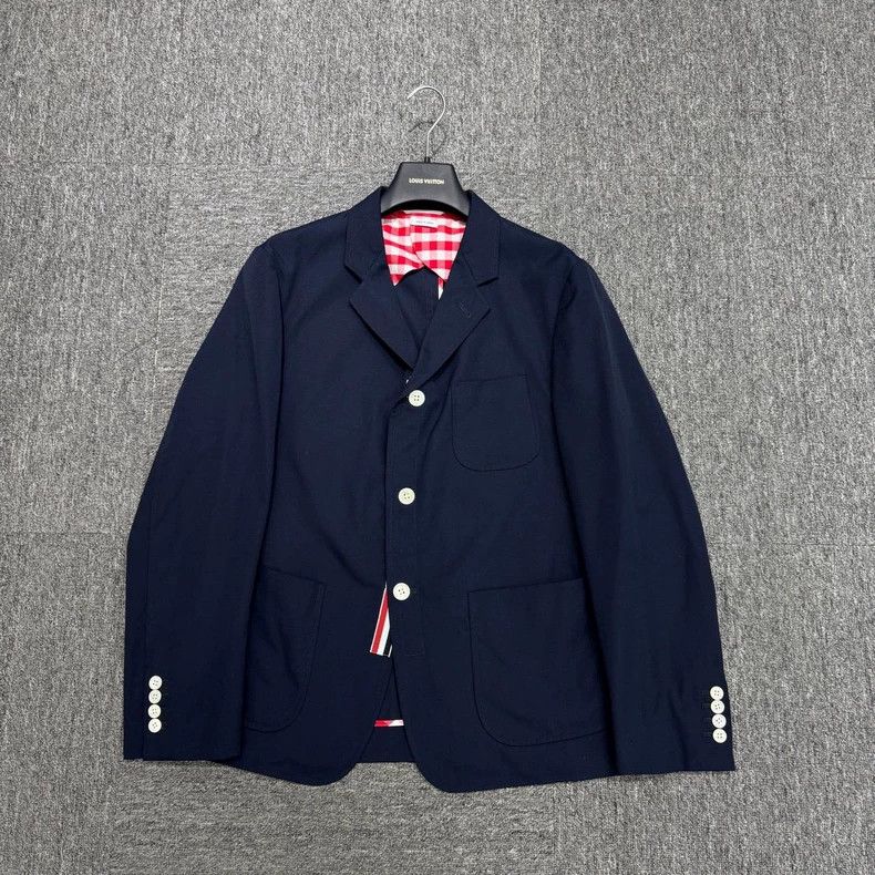 Thom Browne Thom Browne Size 2 Navy blue suit 2506-Nextarrow Size 42R - 1 Thumbnail