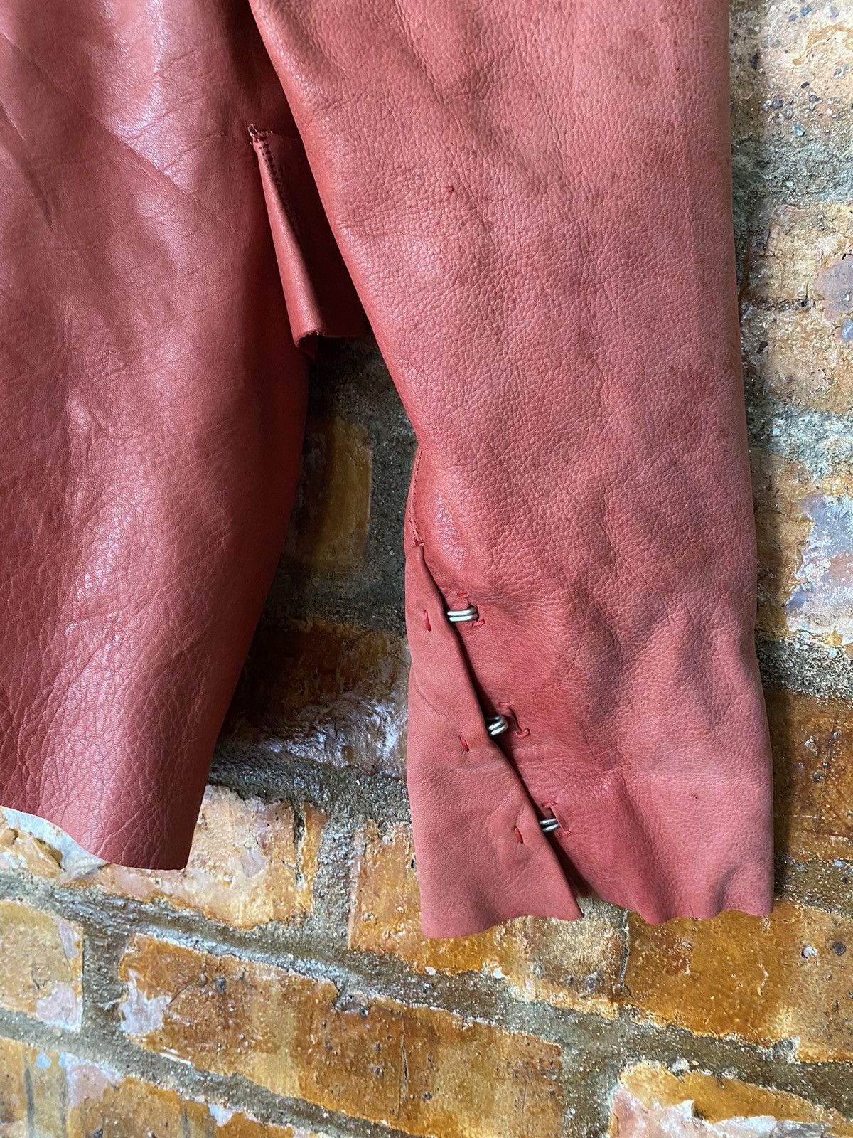 Yohan Serfaty AW2009 iconic Yohan red Leather jacket y/project Size US M / EU 48-50 / 2 - 20 Thumbnail