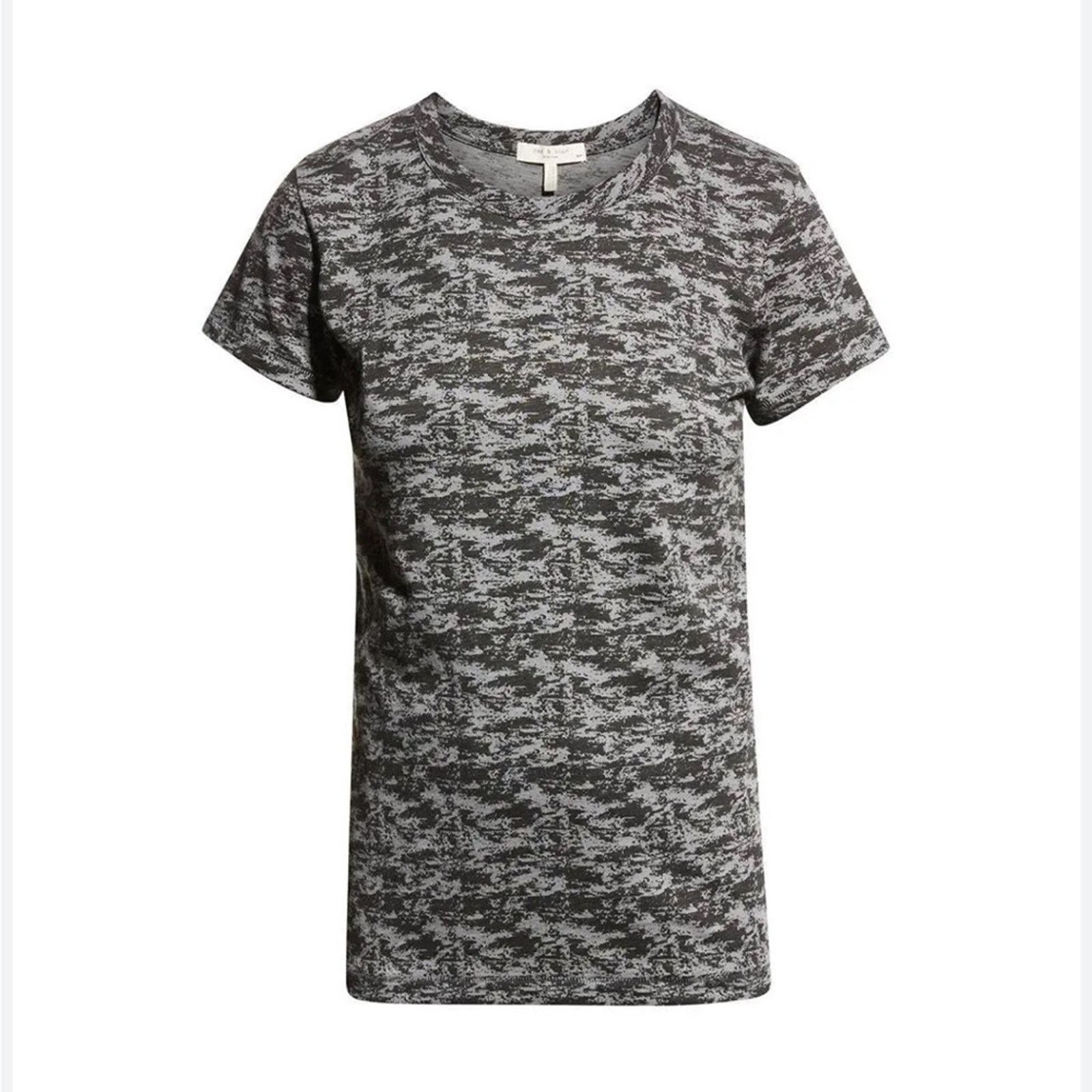 Rag & Bone rag & bone All Over Camo Cotton Short Sleeve T-Shirt Size M / US 6-8 / IT 42-44 - 1 Thumbnail