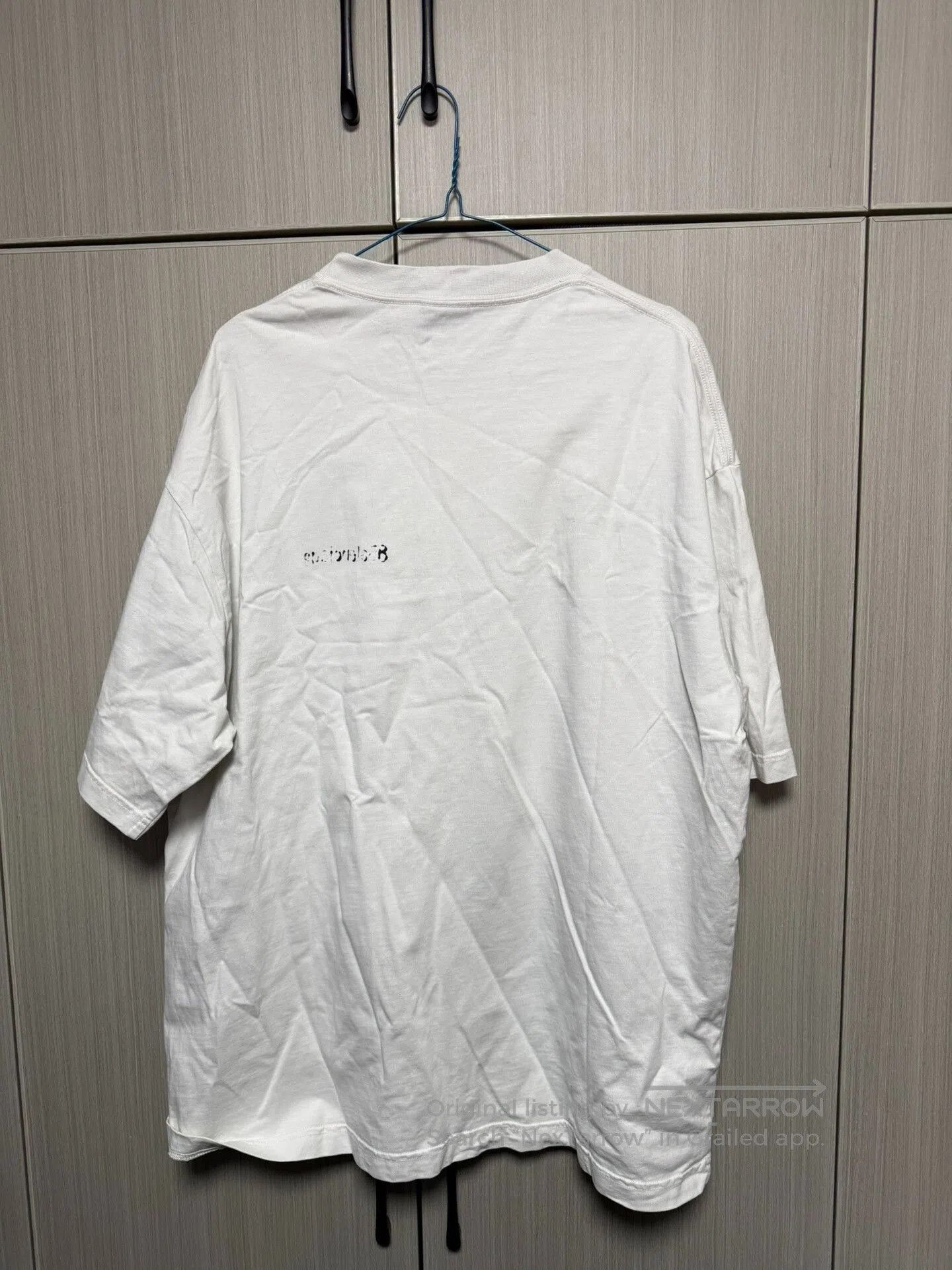 Balenciaga Balenciaga White BB Graffiti Logo Short Sleeve. Size US L / EU 52-54 / 3 - 2 Thumbnail
