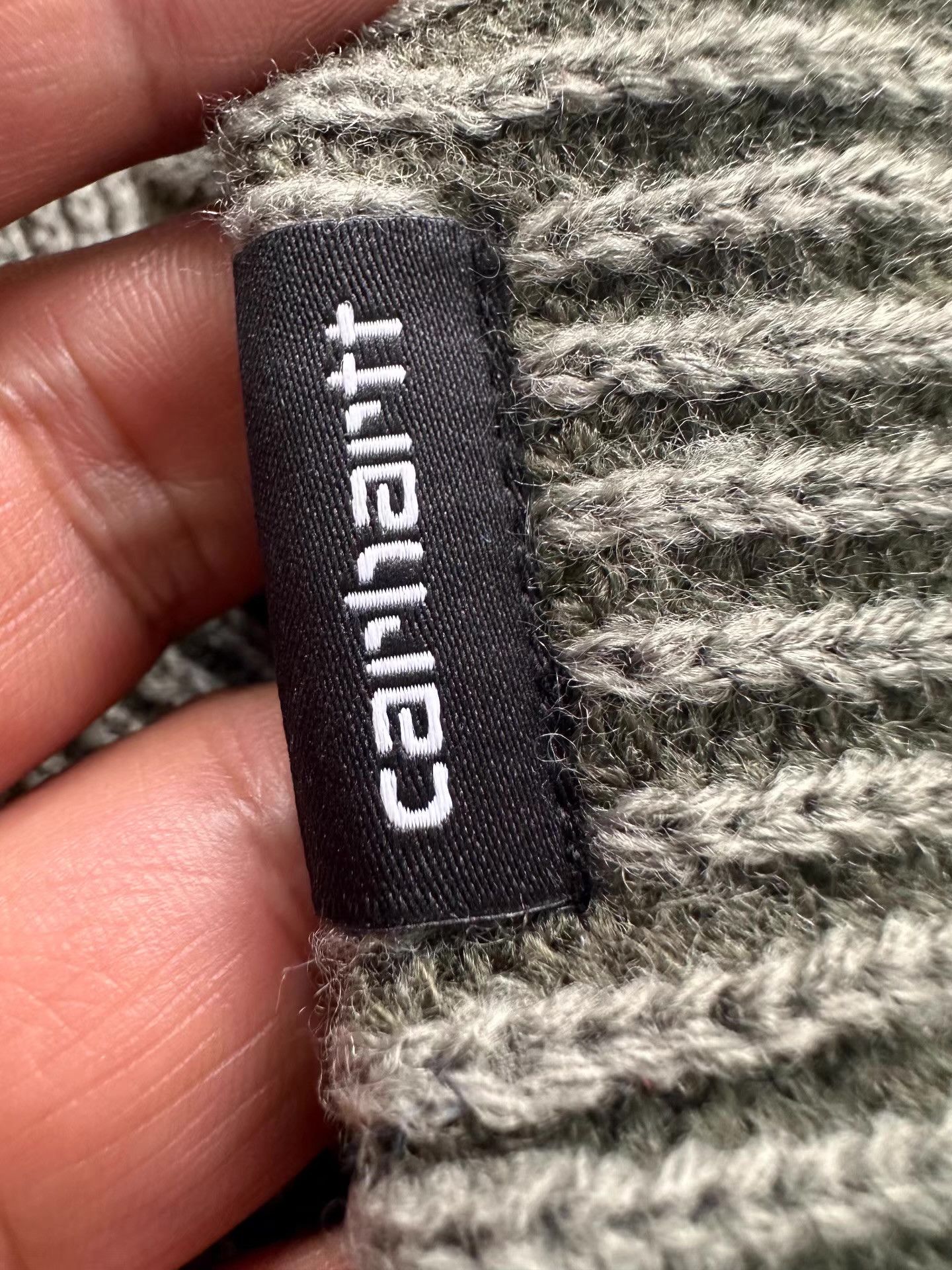 Carhartt Wip CARHARTT WIP Green Heavyweight Knit Beanie Ｑ22 Size ONE SIZE - 5 Thumbnail