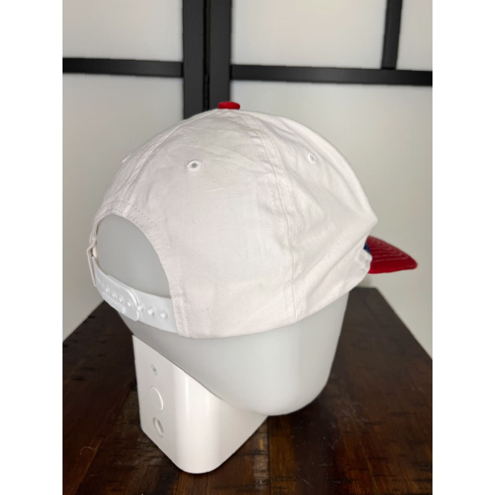 Vintage Wild Gregs Saloon Hat Snap Back Adult One Size Blue Red Cotton Poly Blend Size ONE SIZE - 7 Thumbnail
