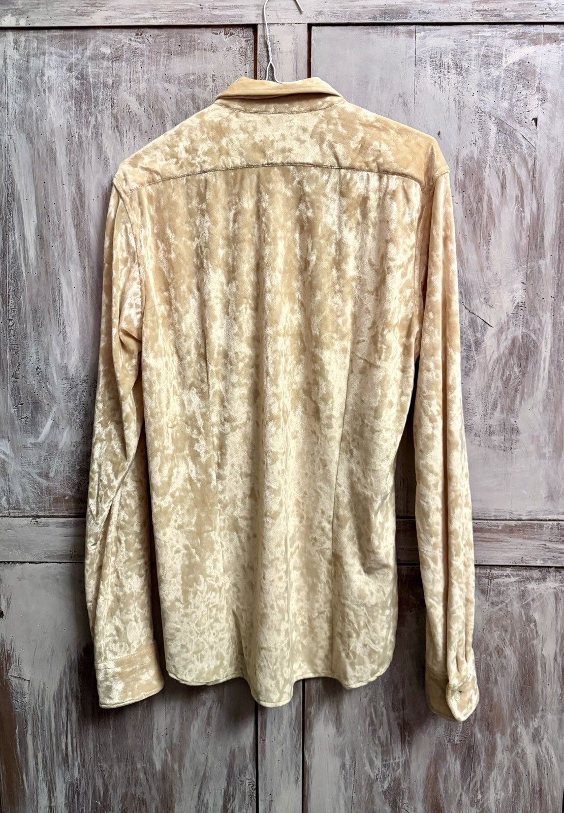 Dries Van Noten Dries Van Noten ss runway 2020 yellow velvet shirt 50 fitted Size US M / EU 48-50 / 2 - 5 Thumbnail
