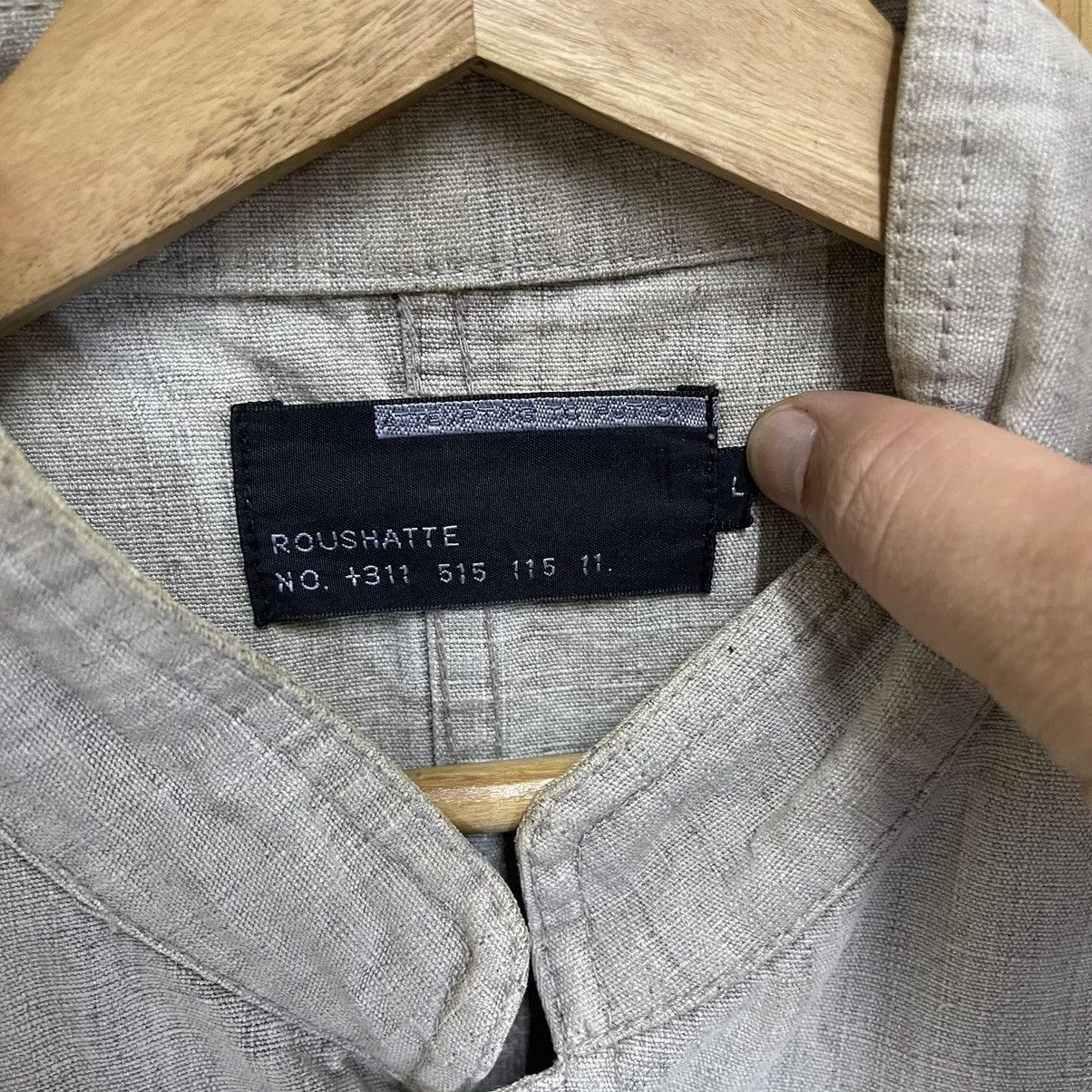 Japanese Brand × Vintage ROUSHATTE Hickory Chore Jacket Size US L / EU 52-54 / 3 - 10 Thumbnail