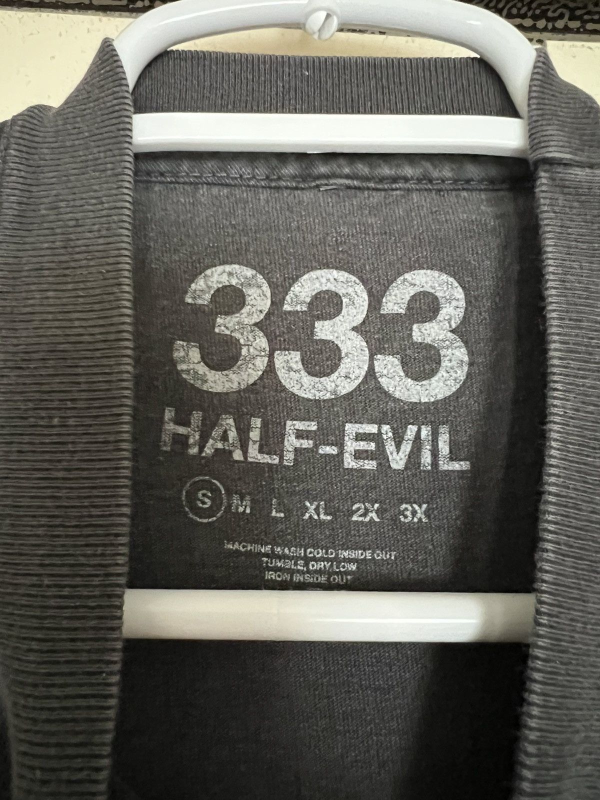 Half Evil Half Evil 333 Death is Evil Tee Size US S / EU 44-46 / 1 - 3 Thumbnail