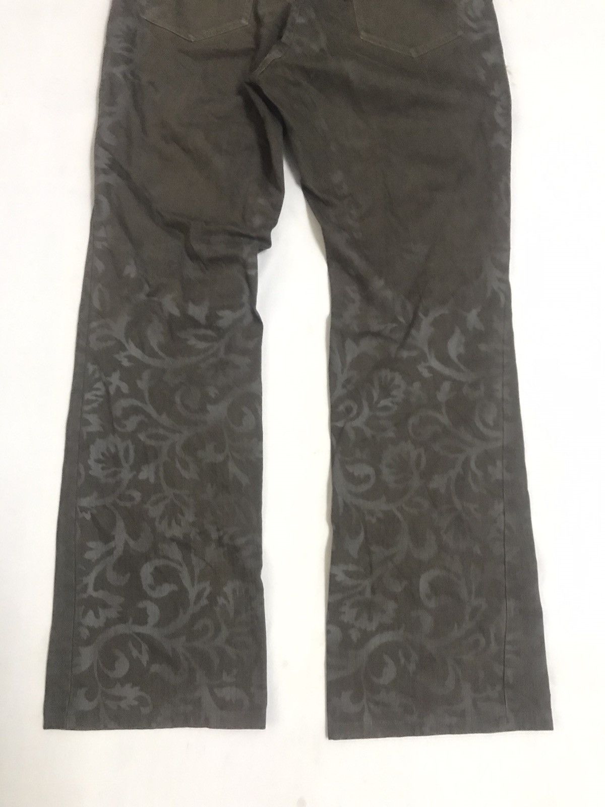 Japanese Brand CUSTOM CULTURE FLARE FLORAL JEANS Size US 31 - 7 Thumbnail