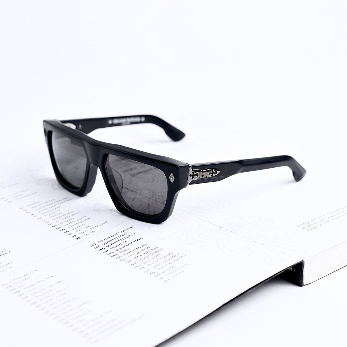 CHROME HEARTS CHARISMADICK MATTE BLACK SUNGLASSES