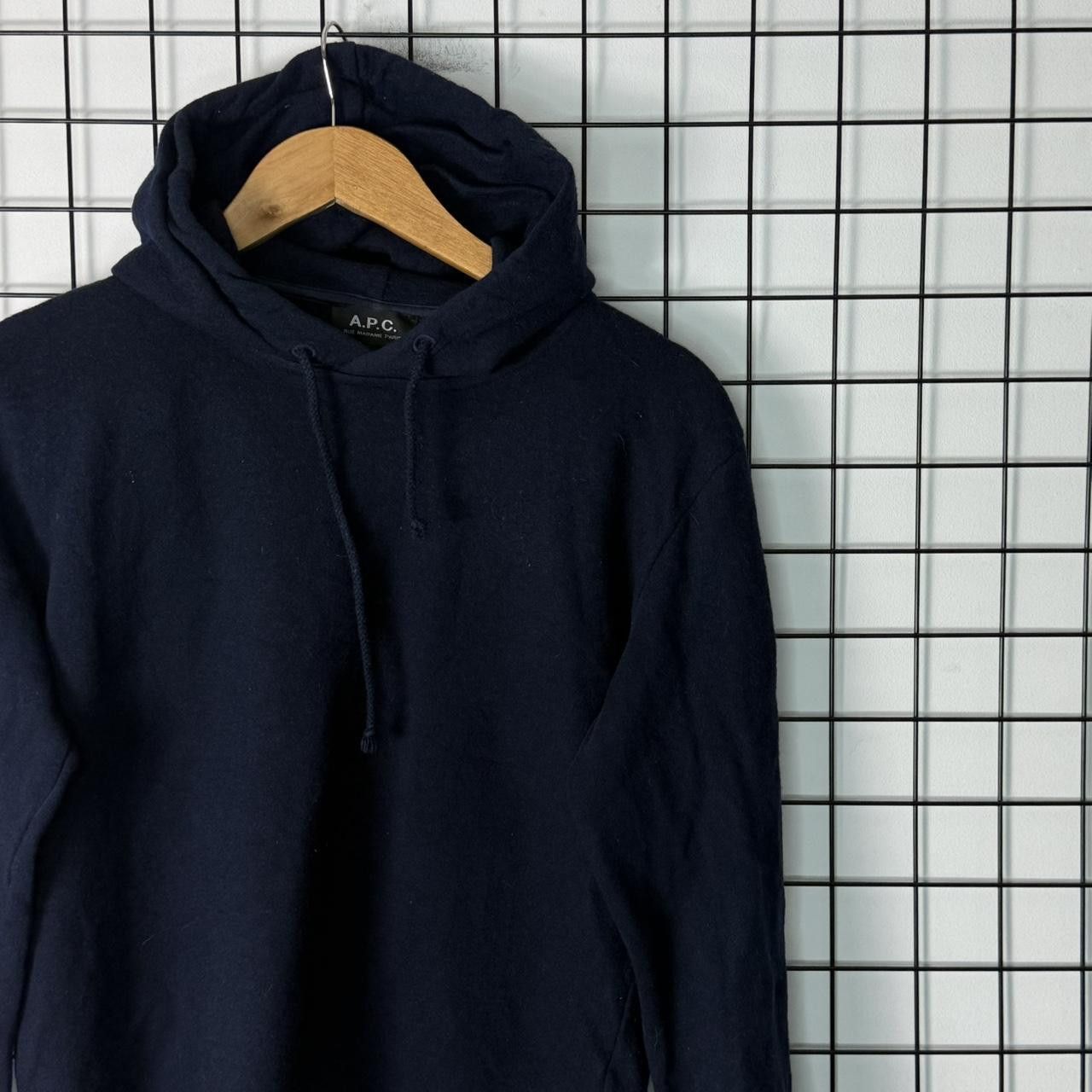A.P.C. A.P.C. navy blue hoodie Wool Size US M / EU 48-50 / 2 - 3 Thumbnail