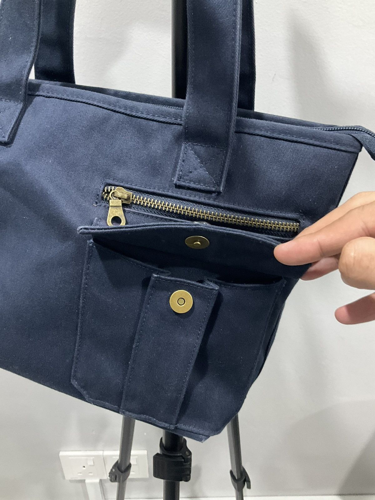 Other Vintage Simple Hands Bag with Pocket at Front Size ONE SIZE - 6 Thumbnail
