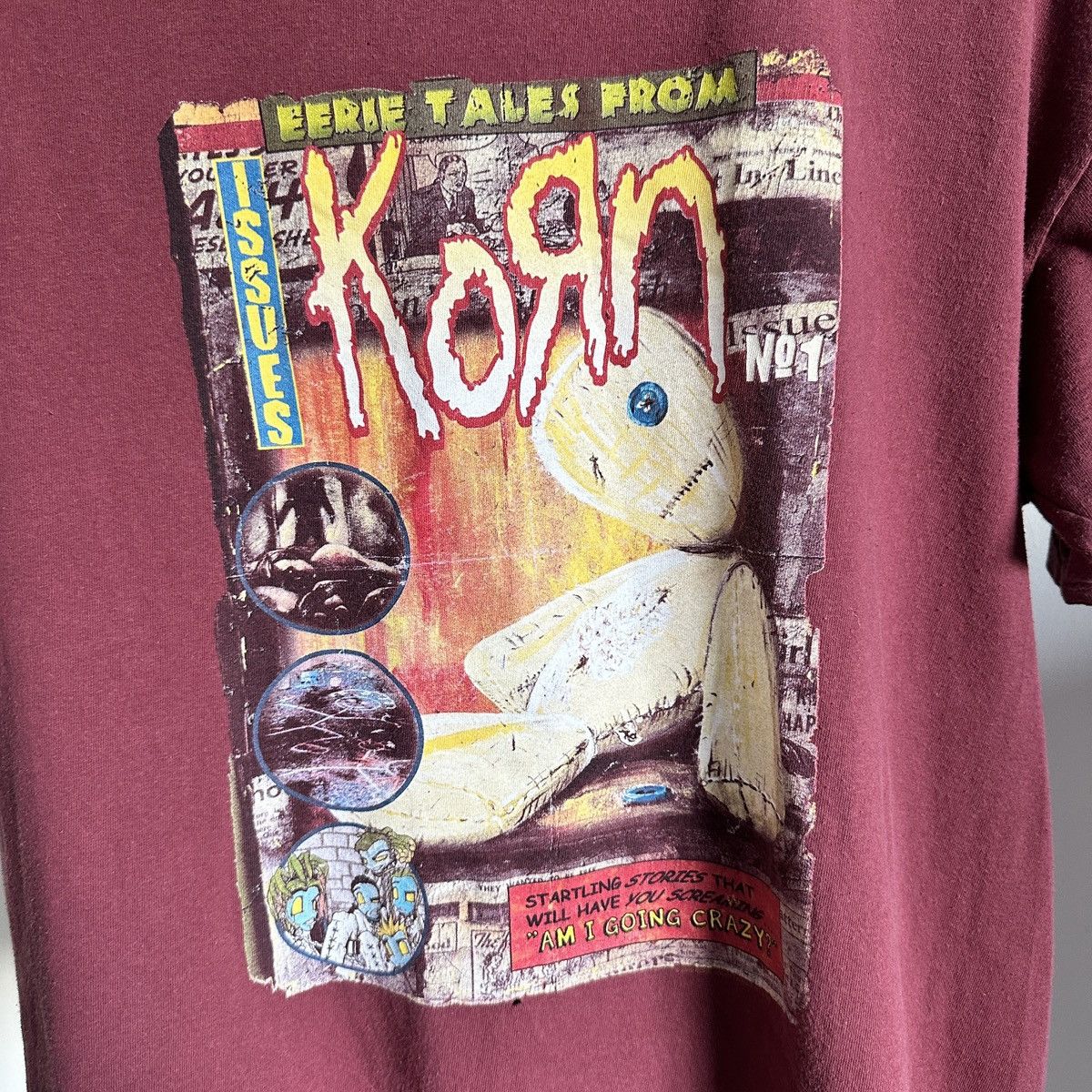 Band Tees × Vintage Korn Vintage T-Shirt 90s Tee Graphic Rock Album Rock Issues Size US XL / EU 56 / 4 - 4 Thumbnail