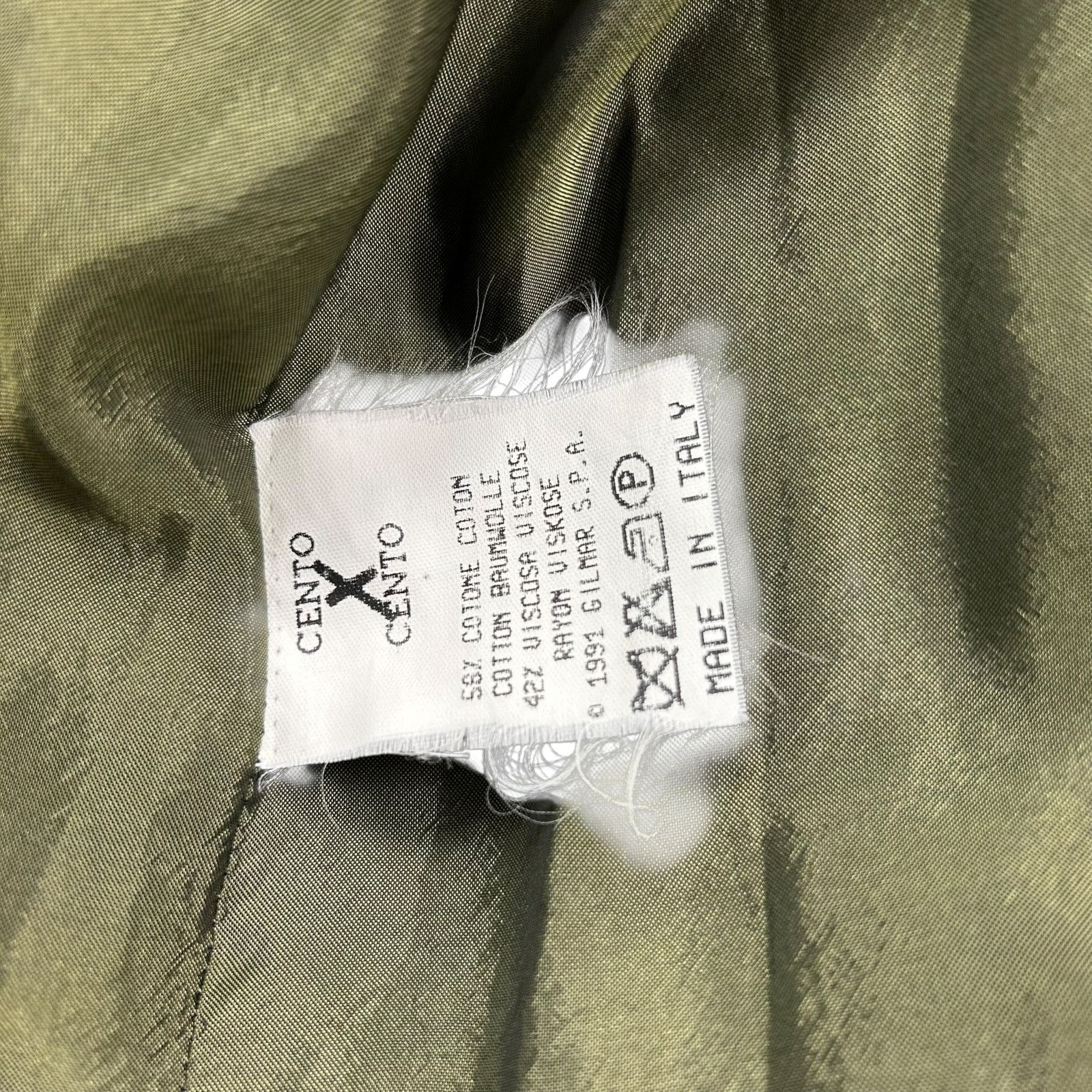 Iceberg VTG 90s CENTO CENTO ICEBERG PUFFER BOMBER JACKET ART SIZE 42 Size M / US 6-8 / IT 42-44 - 10 Thumbnail