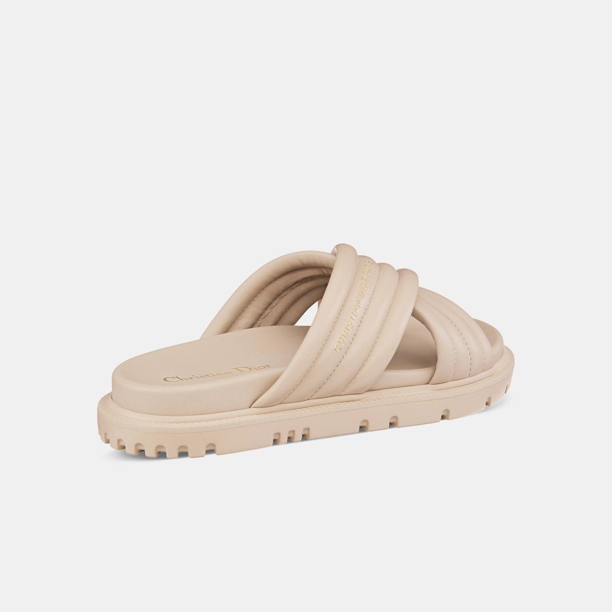 Dior o1bcso1str0225 D-Cross Slide in Powder Beige Size US 10 / IT 40 - 3 Thumbnail