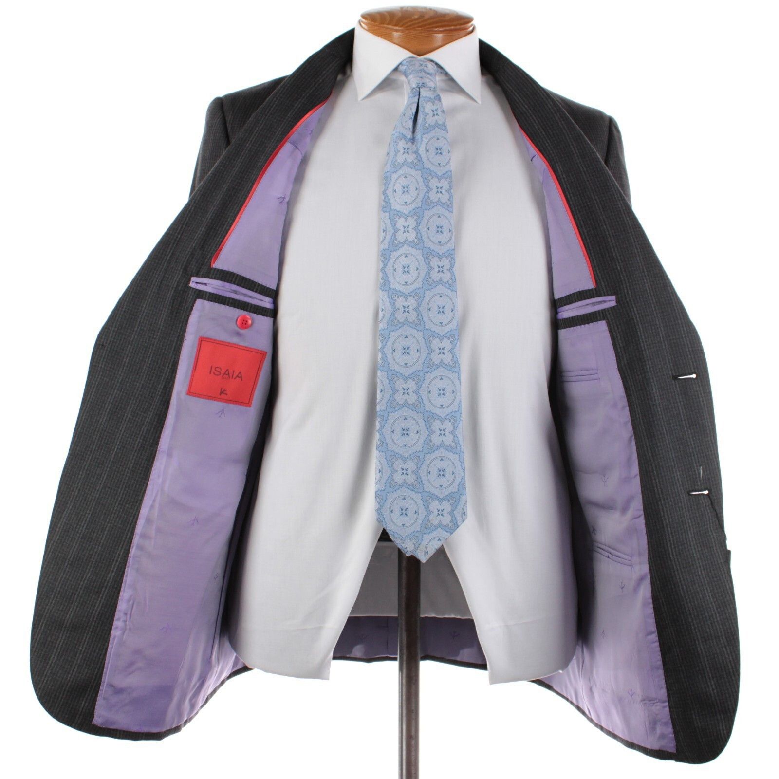 Isaia isaia Suit Size US 42 Regular in Gray Size 42R - 6 Thumbnail