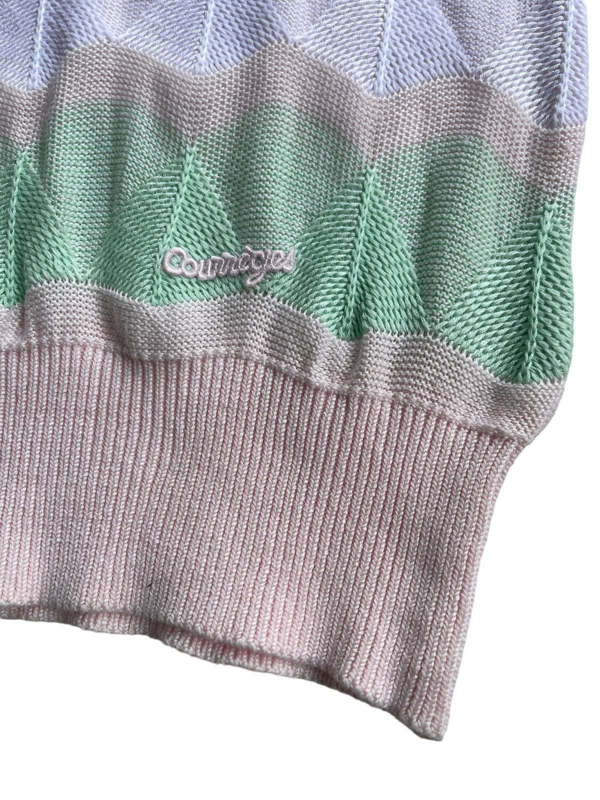 Courreges Courreges Knitted Top Jumper Shirt Size S / US 4 / IT 40 - 4 Thumbnail