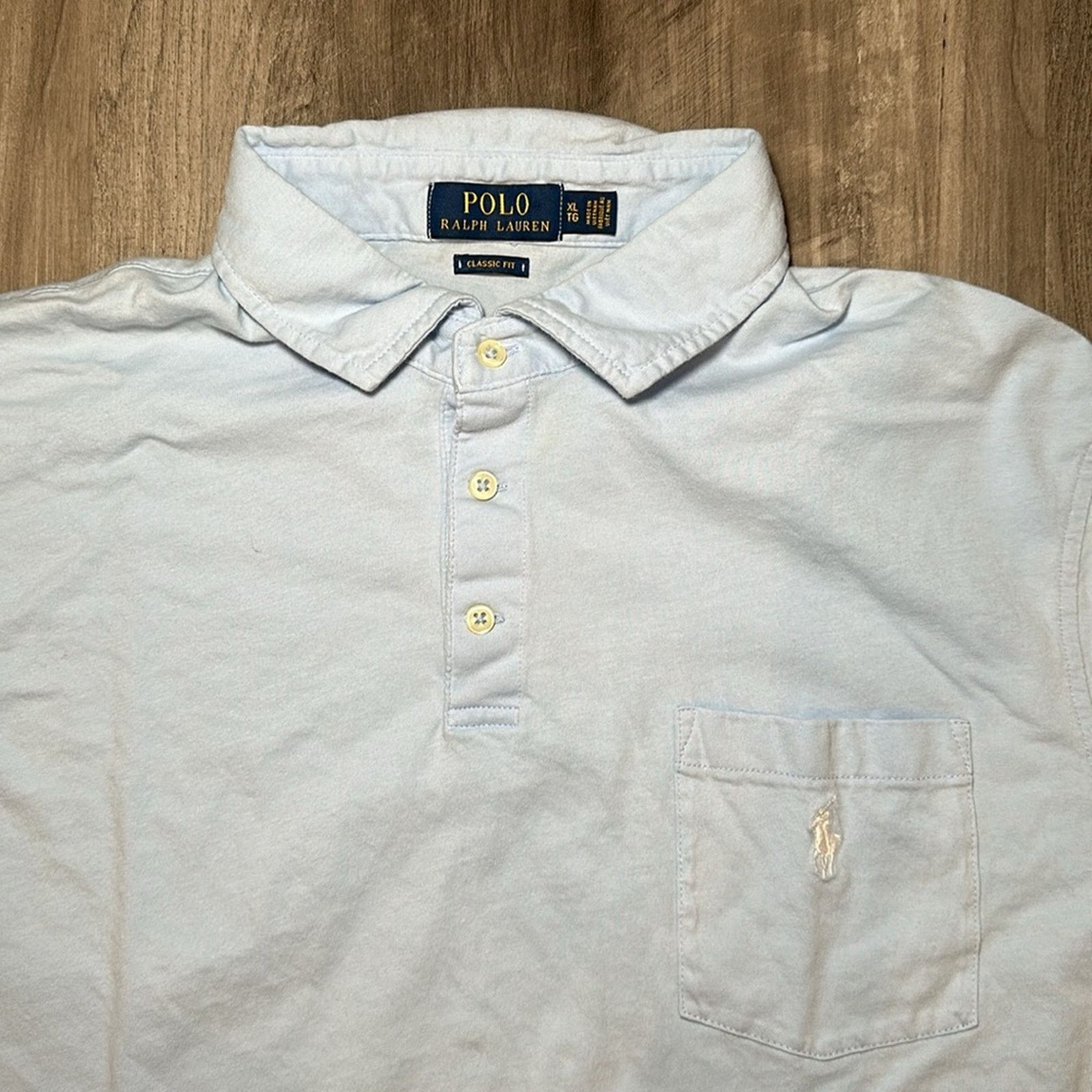 Polo Ralph Lauren Polo Ralph Lauren Classic Fit Pocket Polo - XL Size US XL / EU 56 / 4 - 5 Thumbnail