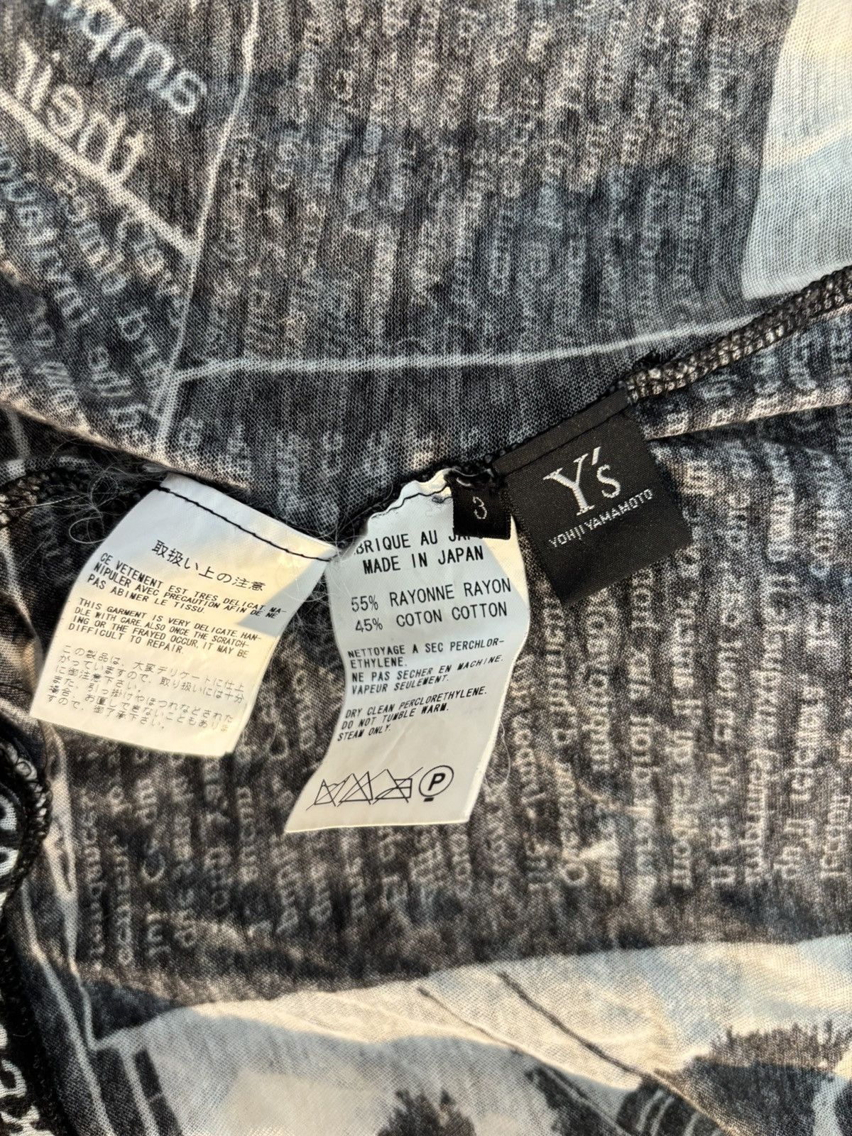 Y's Y’s by Yohji Yamamoto Vintage 2005 Top Size S / US 4 / IT 40 - 3 Thumbnail