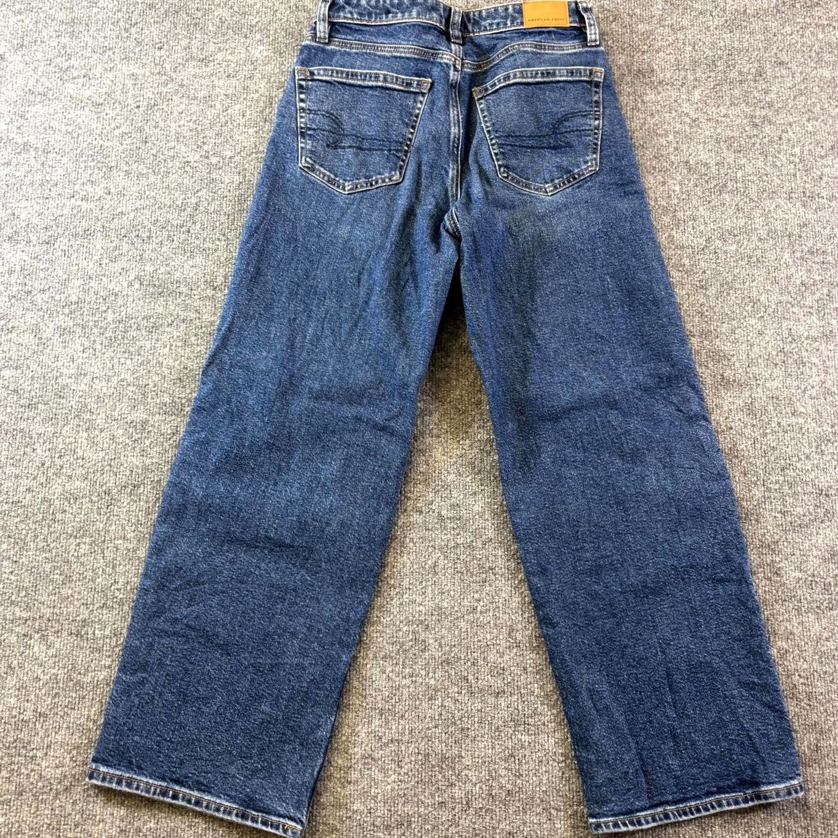 American Eagle Outfitters American Eagle Outfitters Jeans Womens 0 Blue Denim Medium Wash Wide Leg Whisker Size 25" / US 0 / IT 36 - 2 Thumbnail