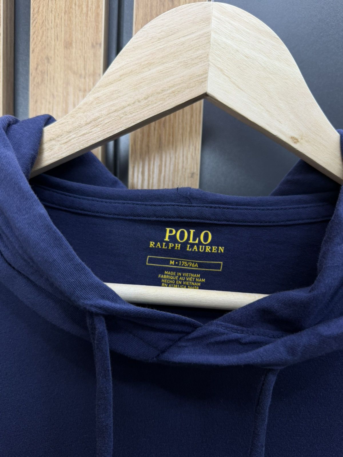 Polo Ralph Lauren Polo Ralph Lauren Navy Hoodie Long Sleeve Pony Logo Size M Size US M / EU 48-50 / 2 - 3 Thumbnail