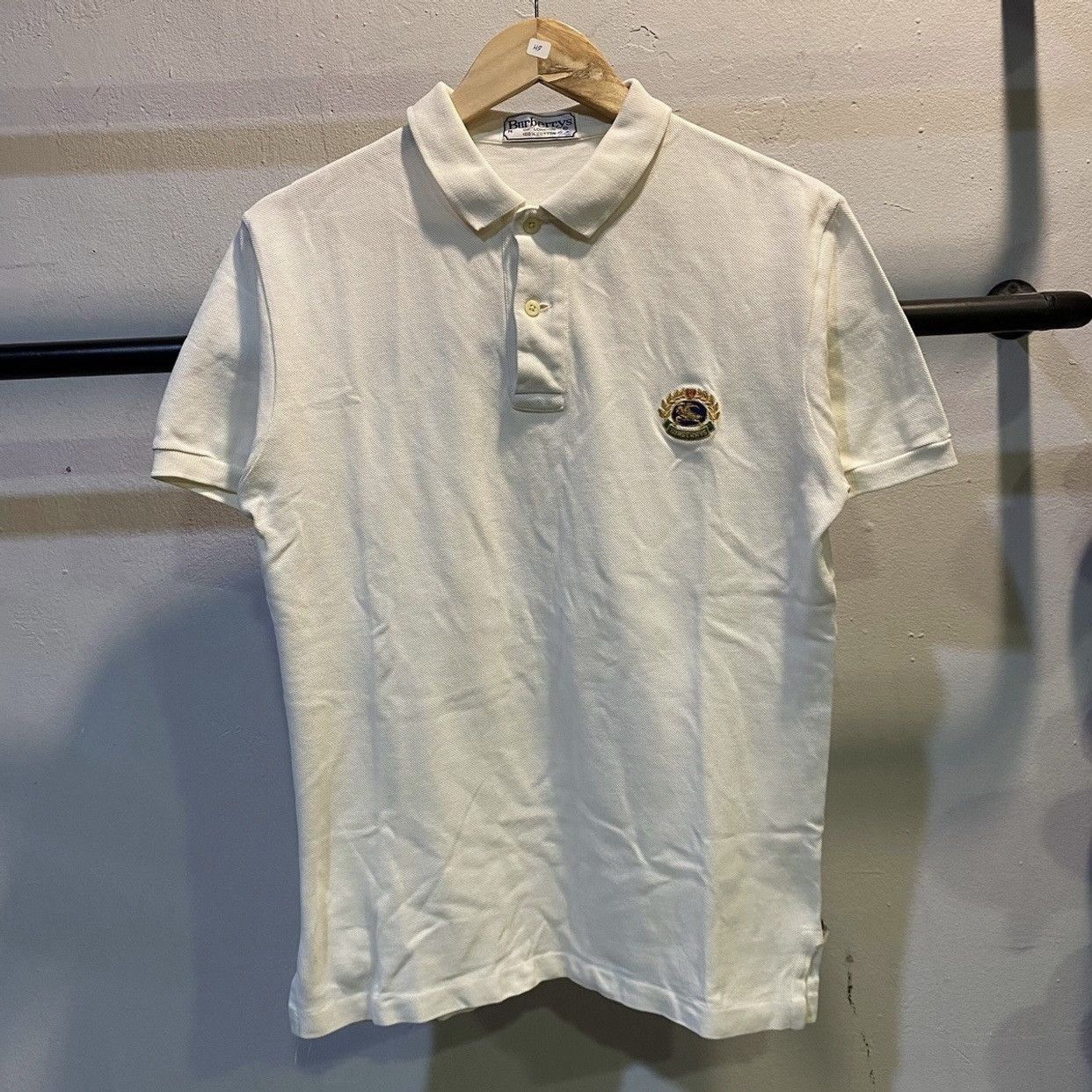 Burberry VINTAGE‼️Burberrys Of London White men’s polo shirt M Size US M / EU 48-50 / 2 - 1 Thumbnail