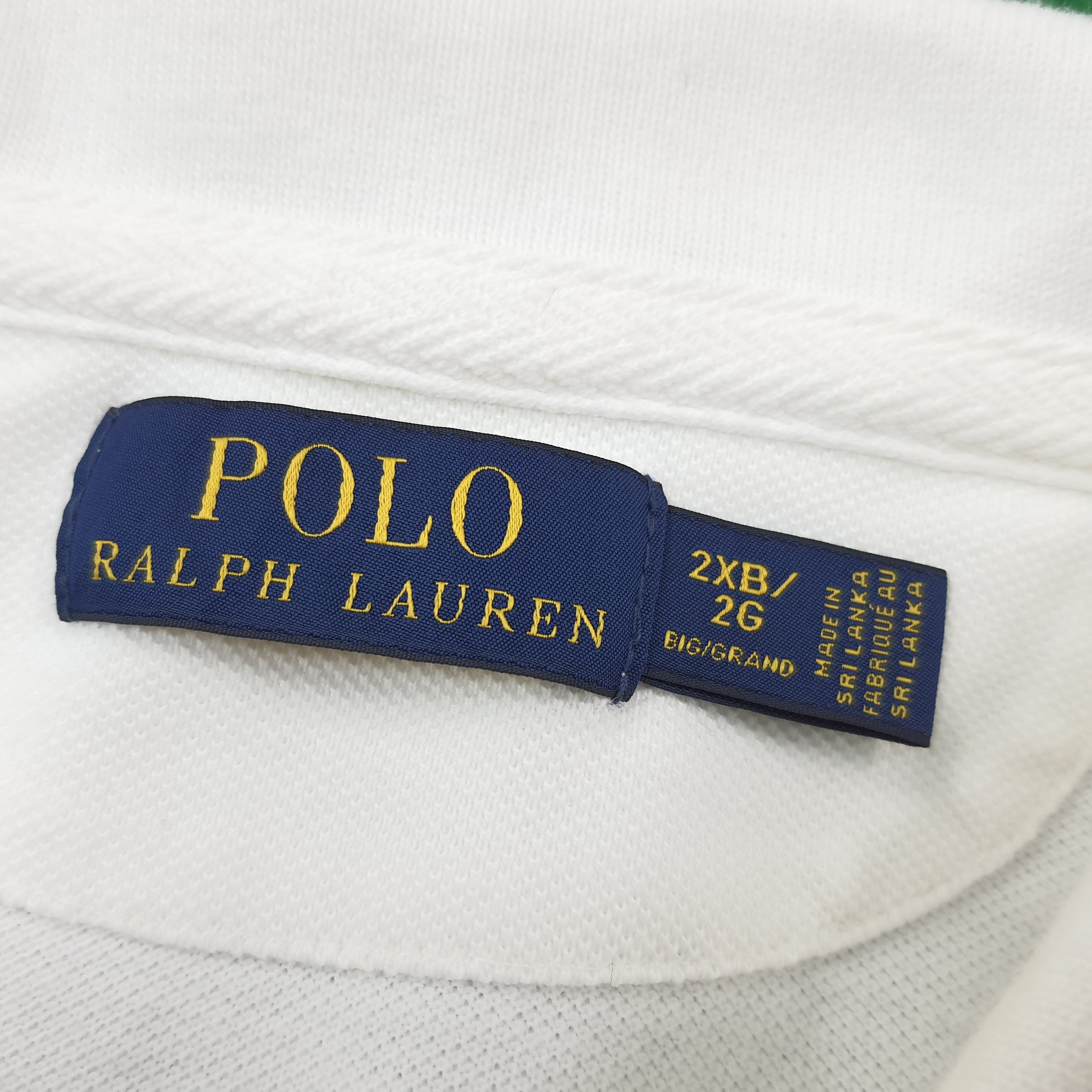 Polo Ralph Lauren × Vintage Vintage Polo Ralph Lauren RLPC Polo Shirt C219N7 Size US XXL / EU 58 / 5 - 4 Thumbnail