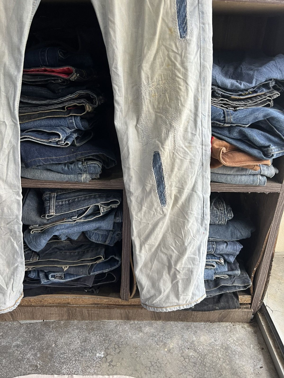 Diesel 🔥Vintage Diesel Industry Made in Italy Distressed Denim Size US 31 - 7 Thumbnail