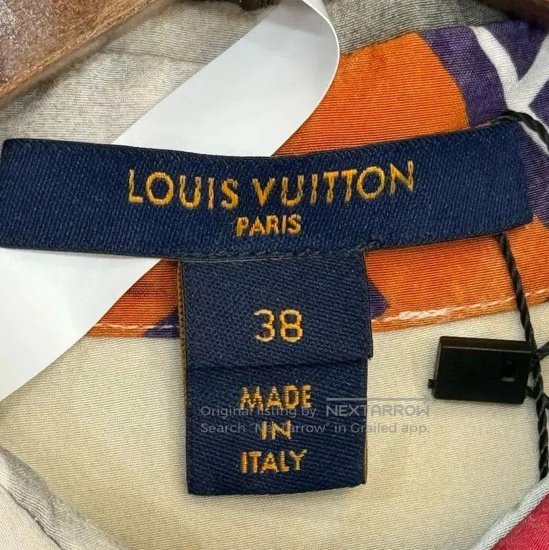 Louis Vuitton Louis Vuitton Spring Autumn Silk Long Sleeve Shirt . Size M / US 6-8 / IT 42-44 - 5 Thumbnail