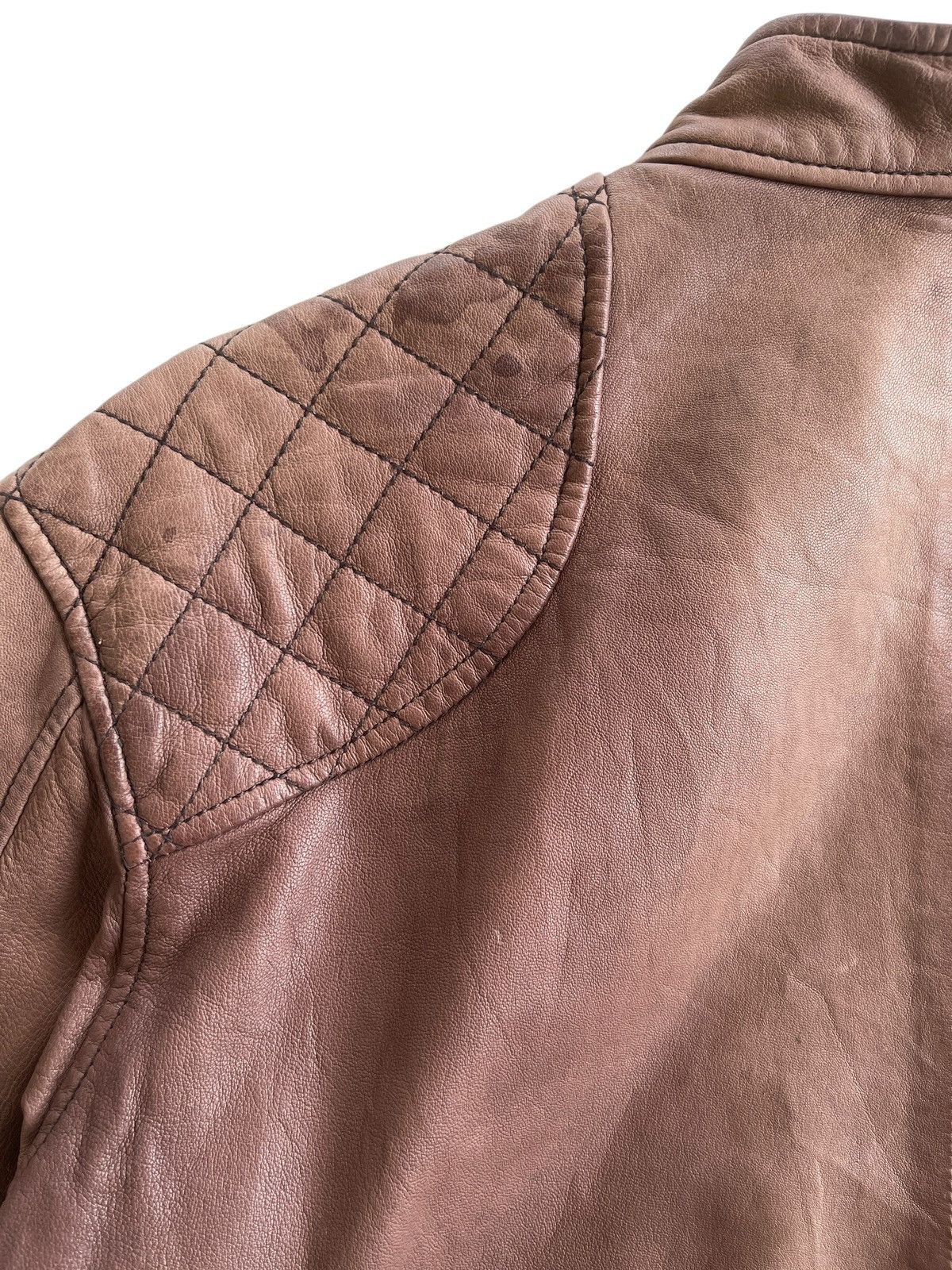 Vintage San Francisco Sheepskin Racer Biker Jacket Size US L / EU 52-54 / 3 - 10 Thumbnail