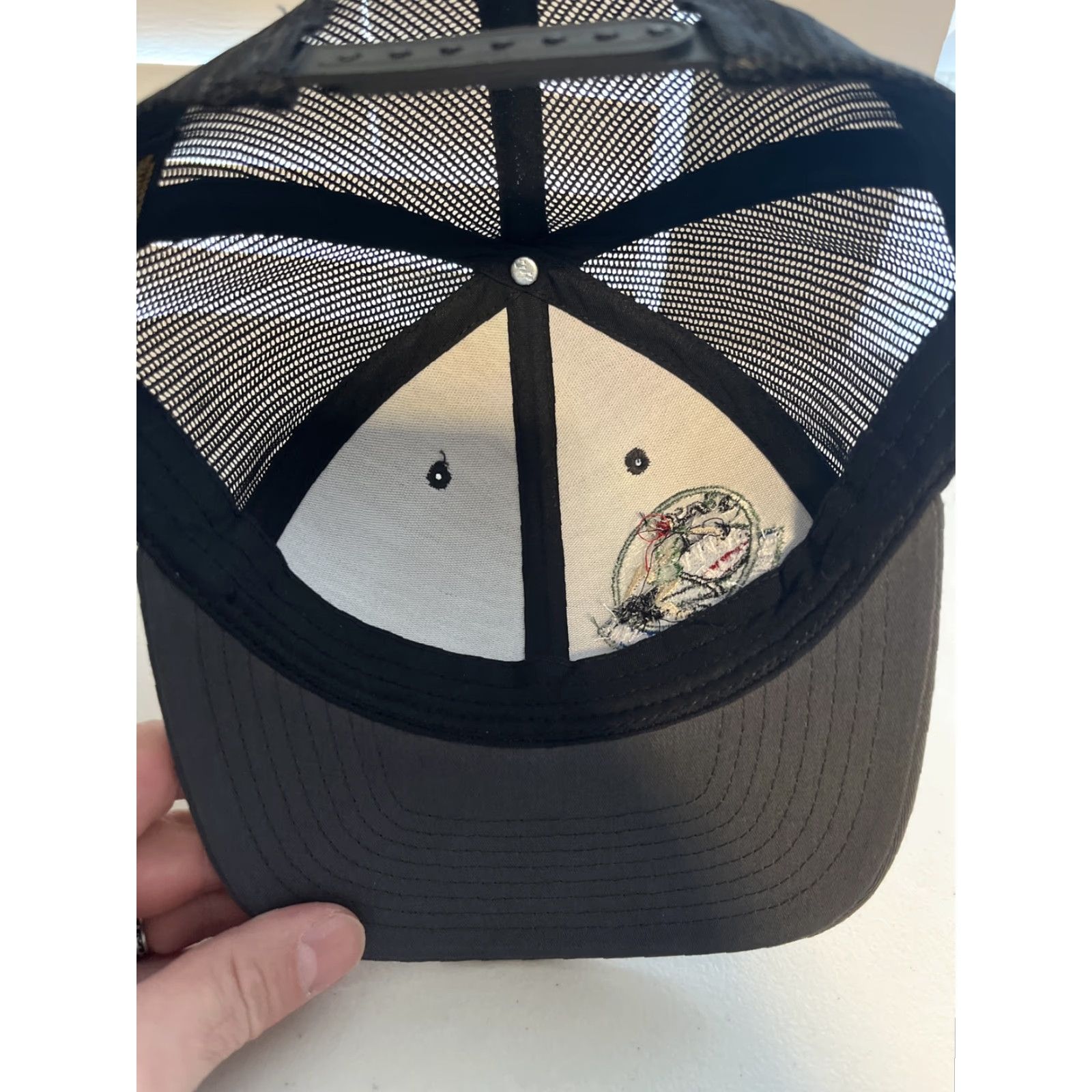 Vintage Danger Close Delivery Hat Yupoong SnapBack One Size Men Gray Cotton Polyester Spandex Canvas Adjustable Stickers Size ONE SIZE - 7 Thumbnail