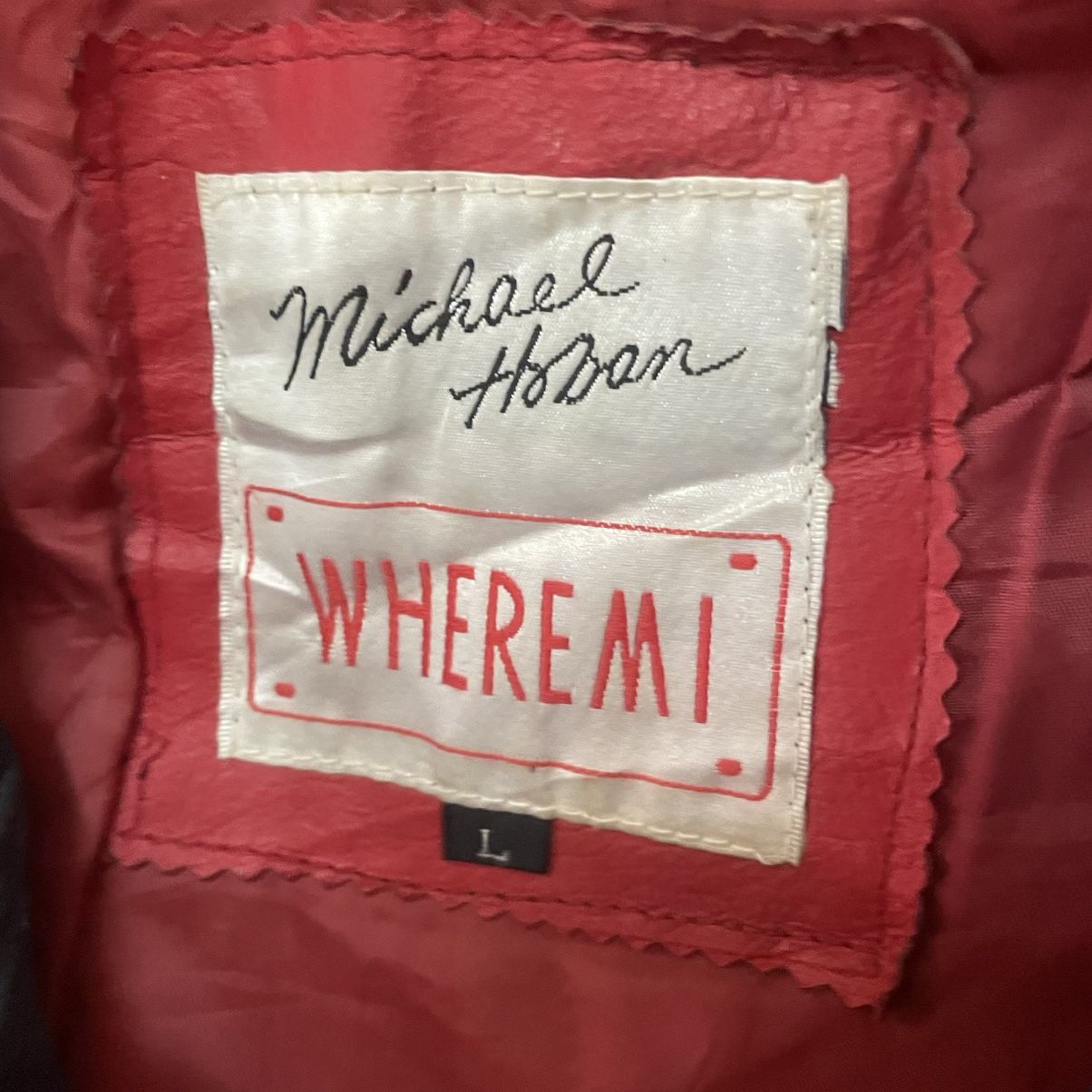 Michael Hoban 💥 MICHEAL HOBEN AMERICAN FLAG BOMBER JACKET Size US L / EU 52-54 / 3 - 8 Thumbnail