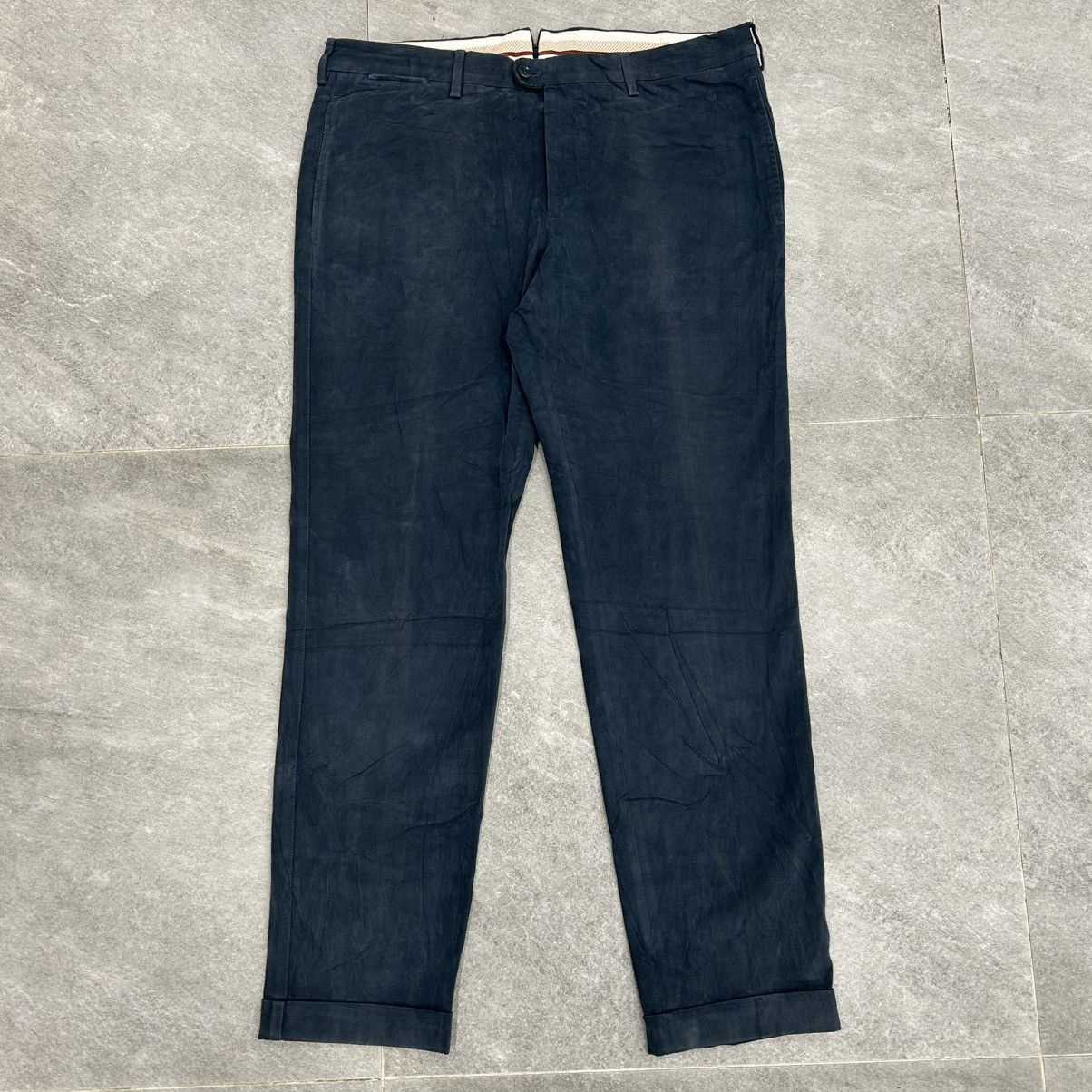 Loro Piana Vintage Loro Piana Chino Pants Cotton Blue Size US 36 / EU 52 - 7 Thumbnail