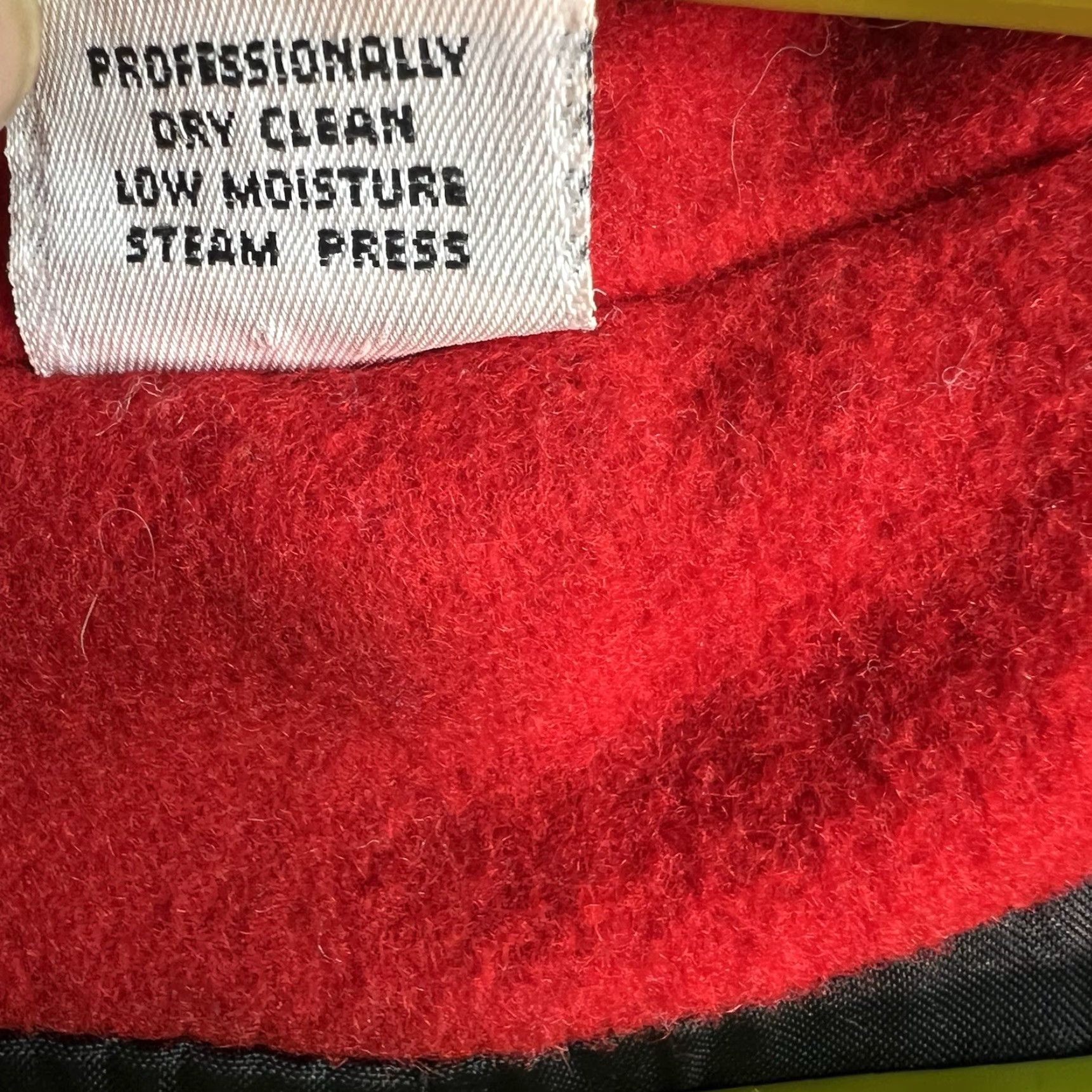 Vintage VINTAGE Michelle Stewart Wool Blend Toggle Coat Women’s XL Red 80s Vintage Wool Coat Women XL Red Size XL / US 12-14 / IT 48-50 - 5 Thumbnail