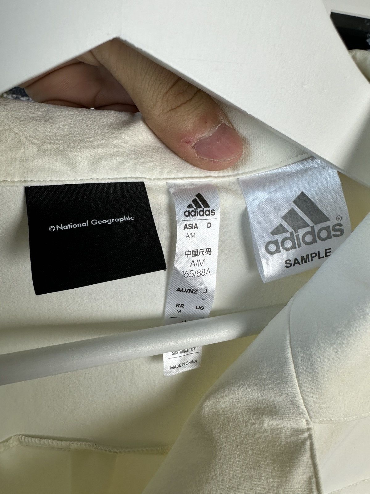 Adidas Cream light jacket Adidas Terrex x National Geographic Size US M / EU 48-50 / 2 - 6 Thumbnail