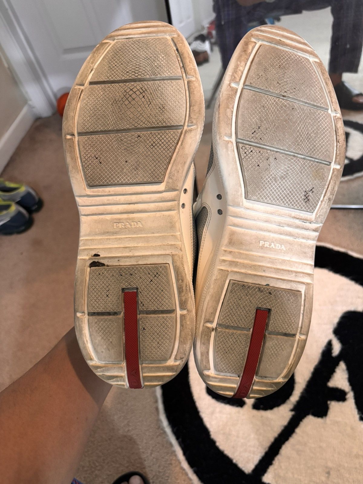 Prada Prada American Cup all white size 11 Size US 11 / EU 44 - 8 Thumbnail