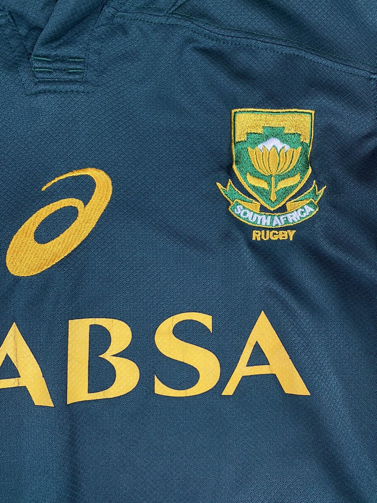 Asics × Vintage Vintage Asics South Africa Rugby Jersey Size US XXL / EU 58 / 5 - 7 Thumbnail