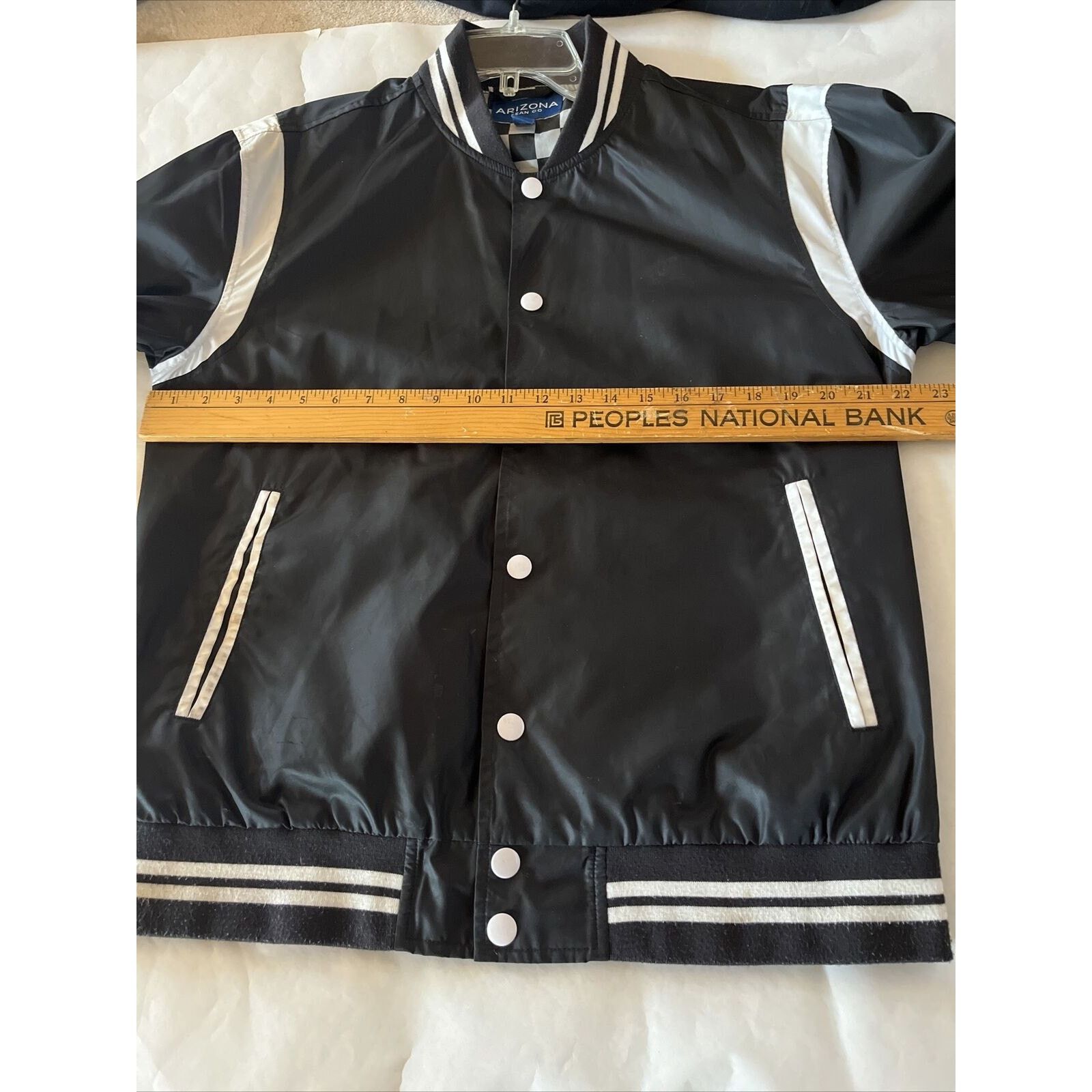 Other ARIZONA Jeans Co Men’s M Black LS Button Up Polyester Jacket Size US M / EU 48-50 / 2 - 9 Thumbnail