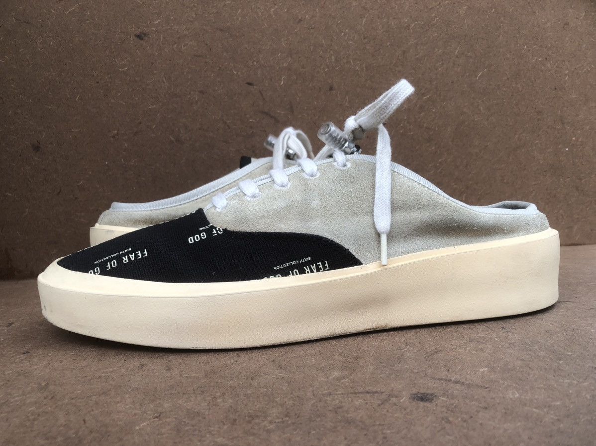 Fear of God Fear Of God Black Canvas Sneakers Size 41 Size US 7 / EU 40 - 8 Thumbnail