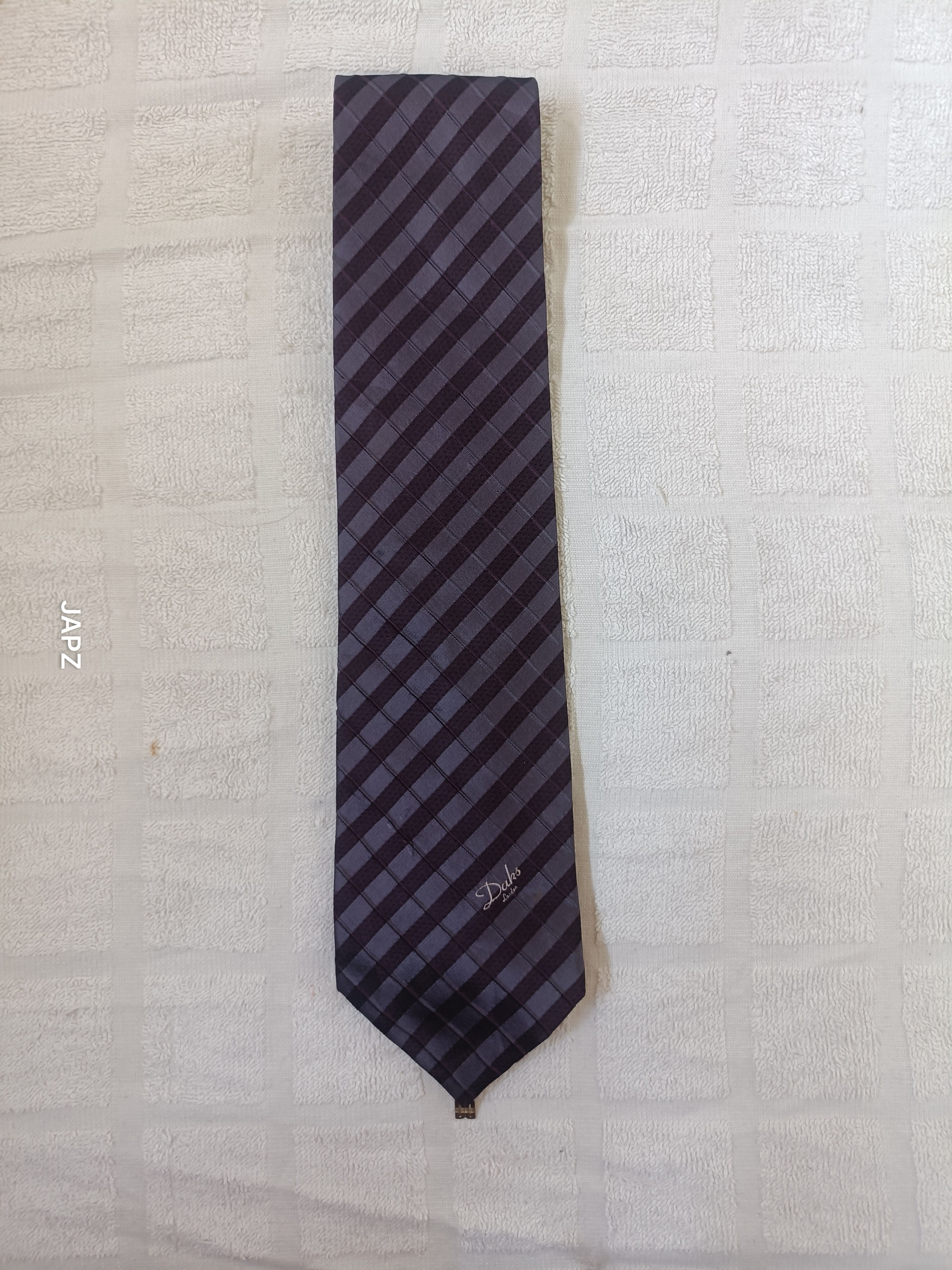 DAKS Daks London windowpane silk tie cravatte Size ONE SIZE - 1 Thumbnail