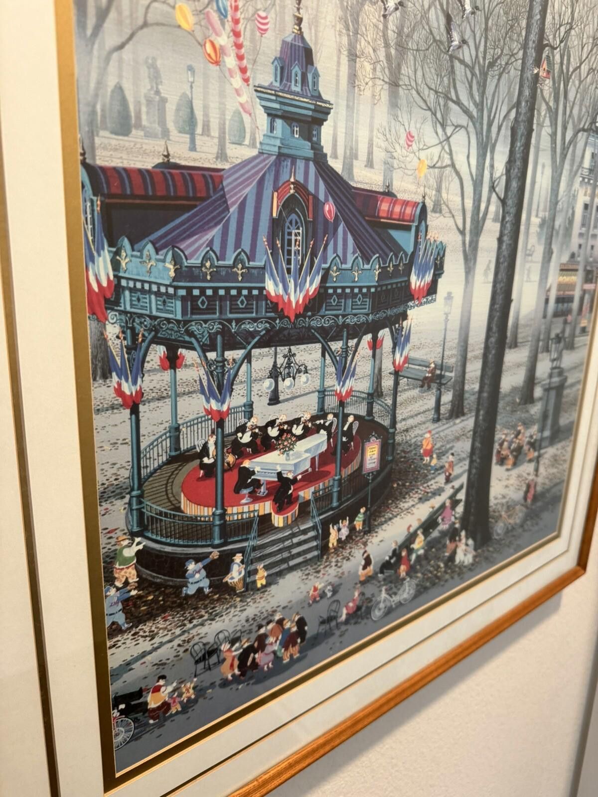 Designer Hiro Yamagata Concert in the Park 1988 Beautifully Framed Size ONE SIZE - 5 Thumbnail