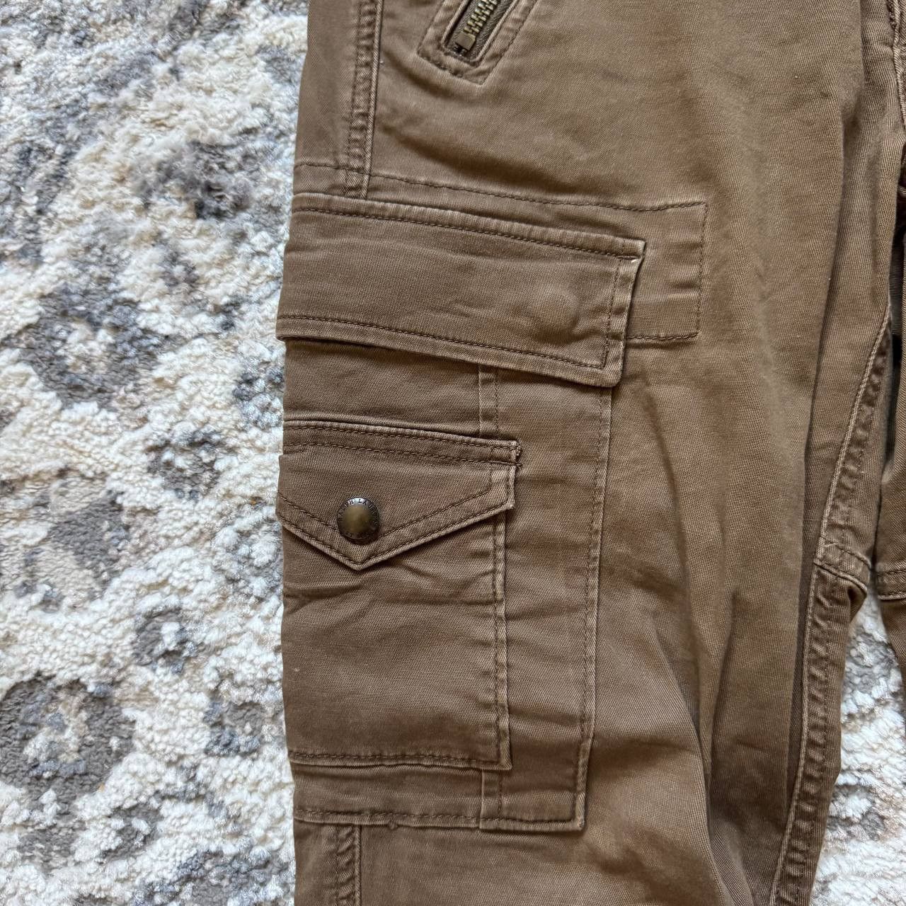 Ralph Lauren Ralph Lauren Brown Utility Cargo Zipped Archive Pants Size 28" / US 6 / IT 42 - 7 Thumbnail