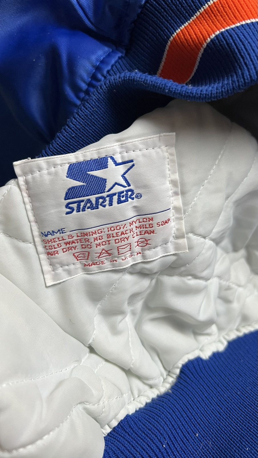 Starter VTG 90’s New York Mets MLB starter satin bomber jacket Size US L / EU 52-54 / 3 - 12 Thumbnail