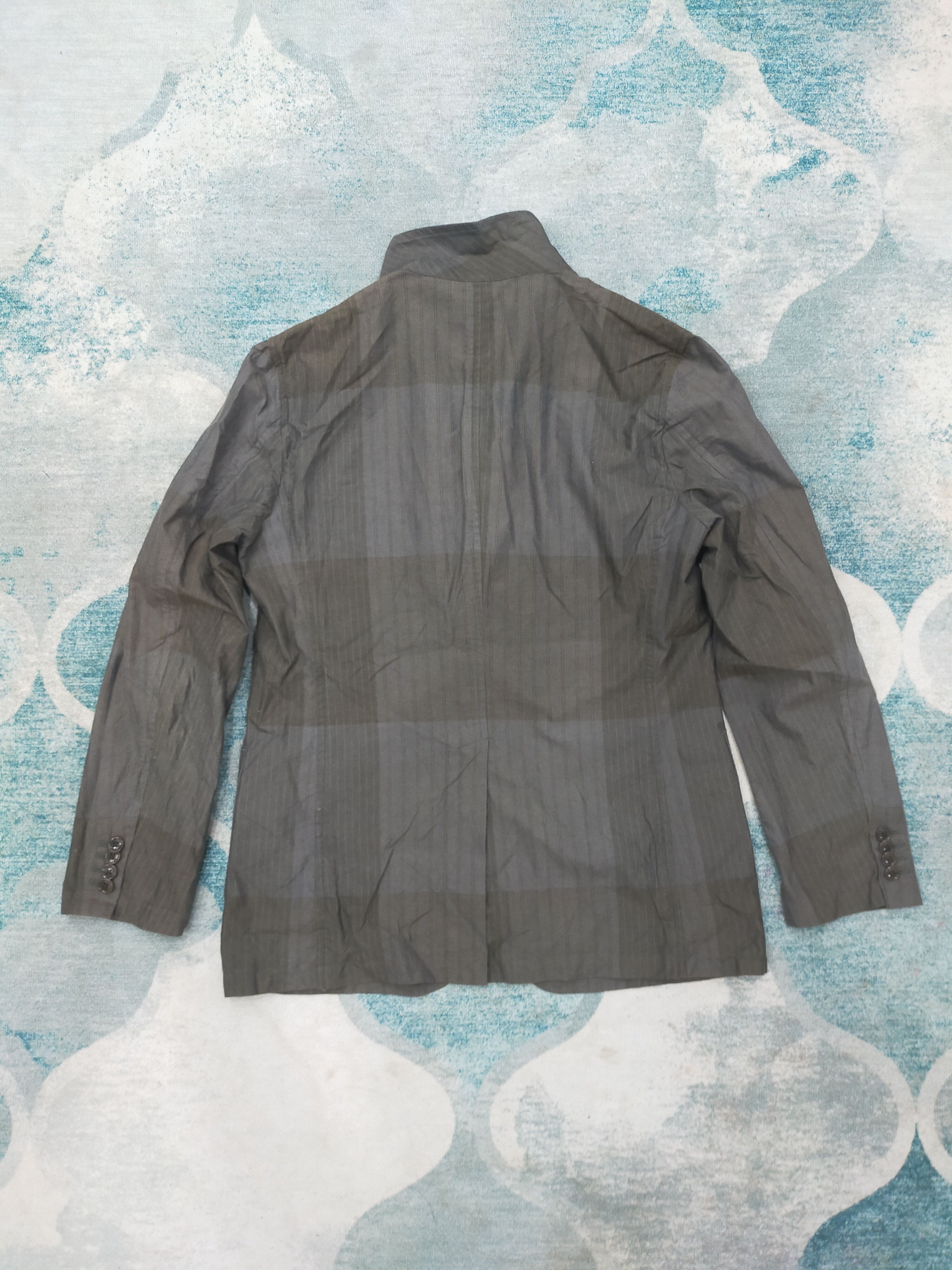 Designer × Japanese Brand × Ts(S) Takuji Suzuki ts(s) jacket like simple checkereda blazer Size 40S - 3 Thumbnail