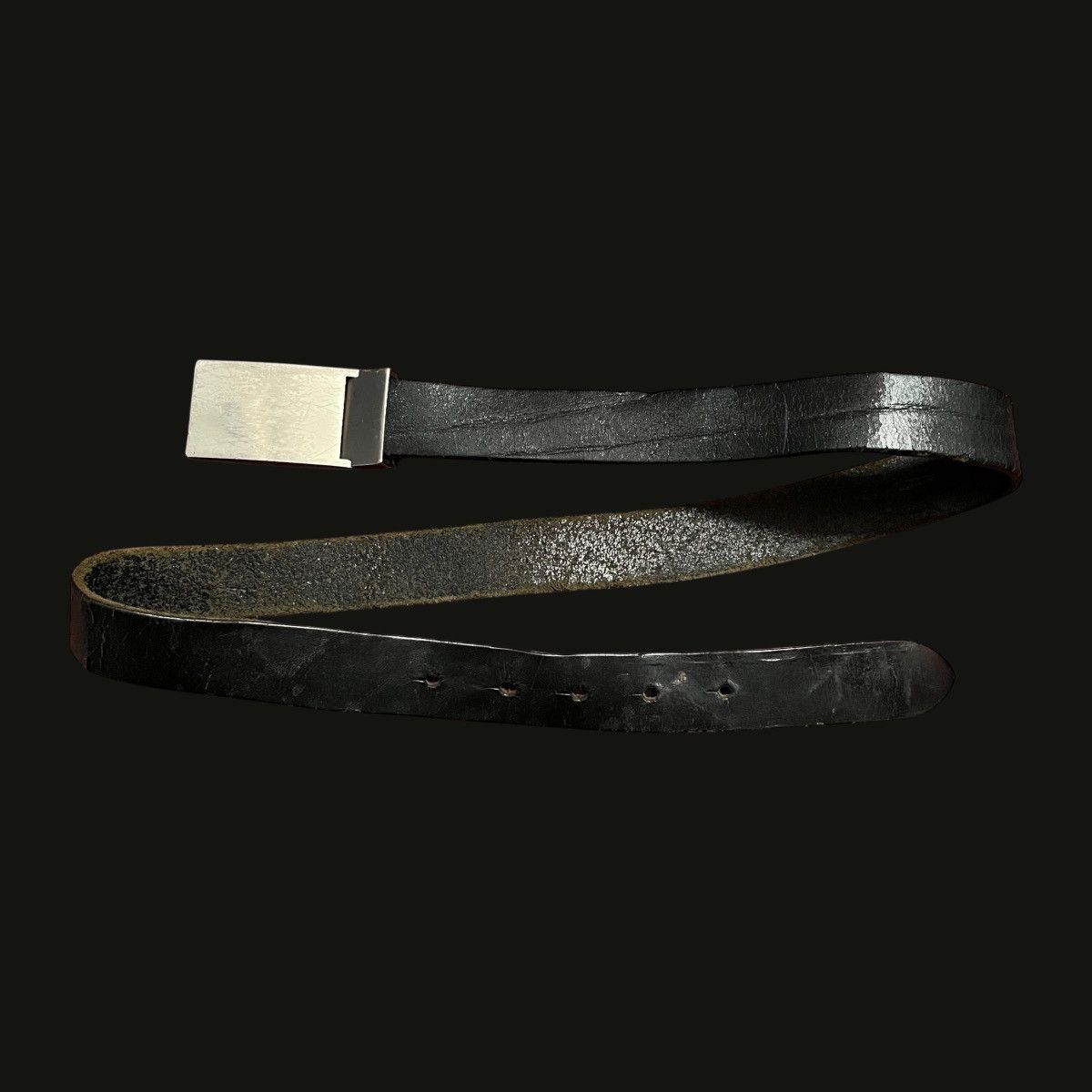 Yohji Yamamoto Vintage Yohji Yamamoto Leather Belt Size 30 - 3 Thumbnail