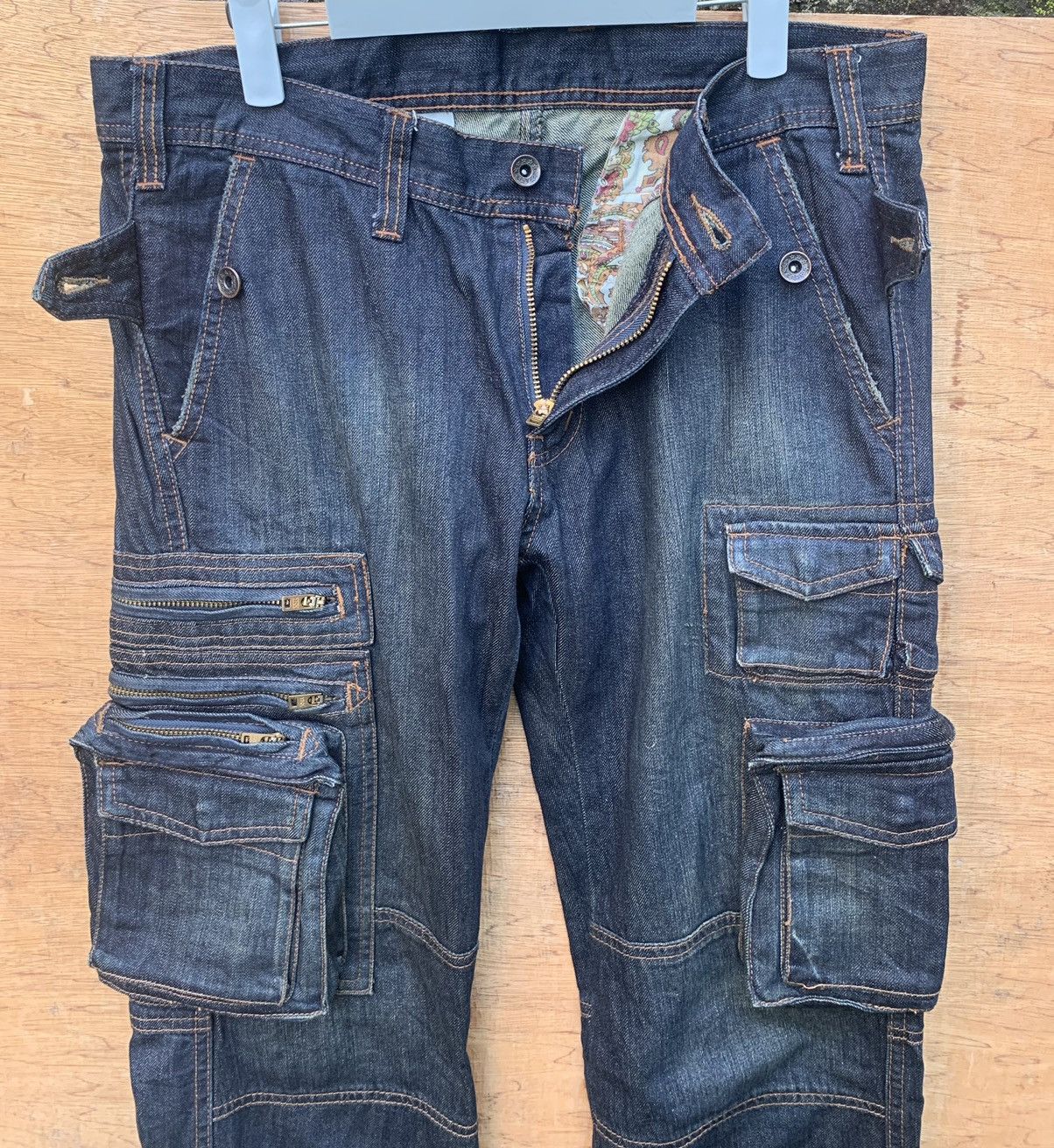 Japanese Brand 🔥🔥 abx Multipocket Tactical Denim Pants Size US 33 - 22 Thumbnail
