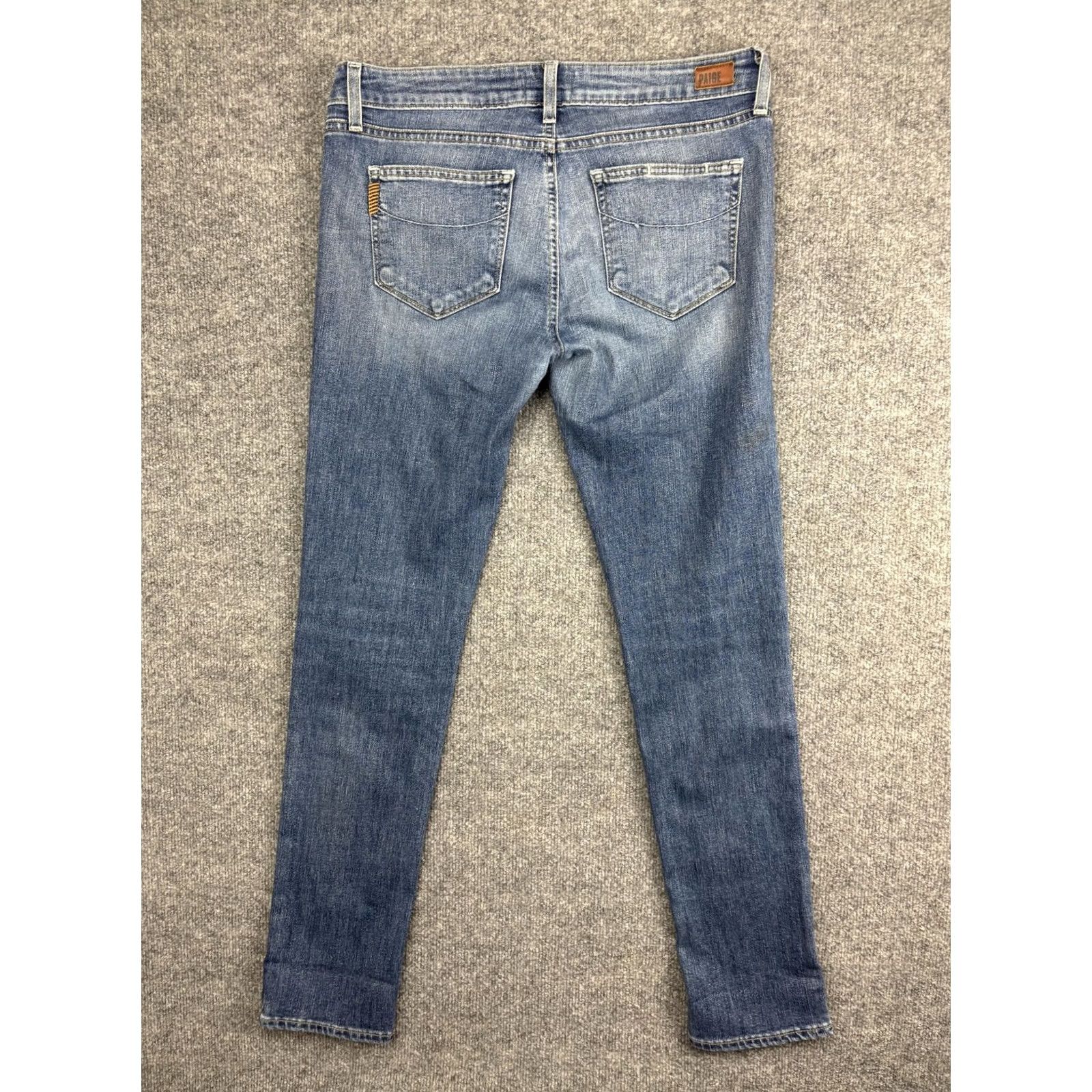 Paige PAIGE Jeans Womens 27 Blue Jimmy Jimmy Skinny Medium Wash Stretch Made in USA Size 27" / US 4 / IT 40 - 7 Thumbnail