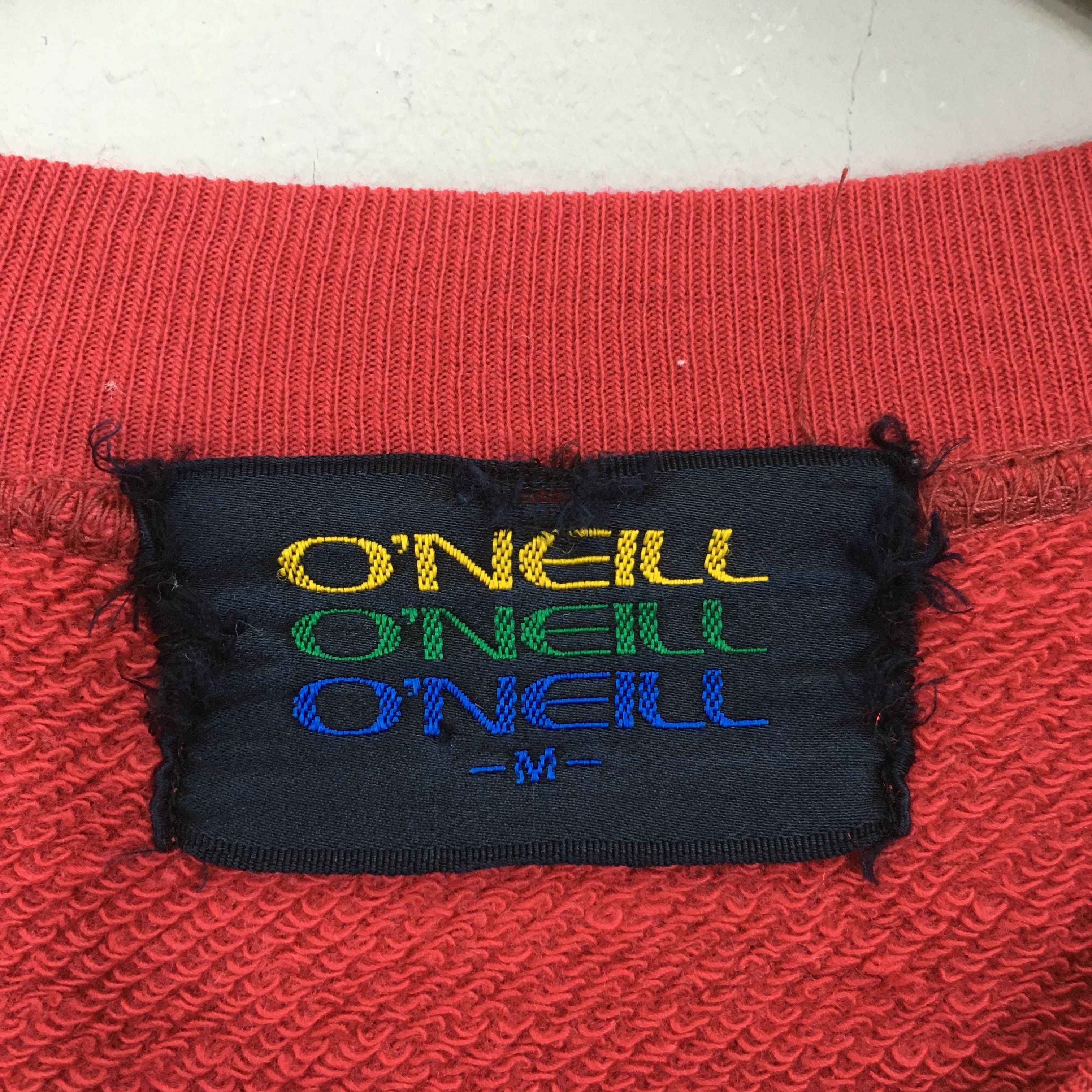 O'Neill × Vintage Vintage 90s O'neill Surf Sweatshirt Medium Size US M / EU 48-50 / 2 - 6 Thumbnail
