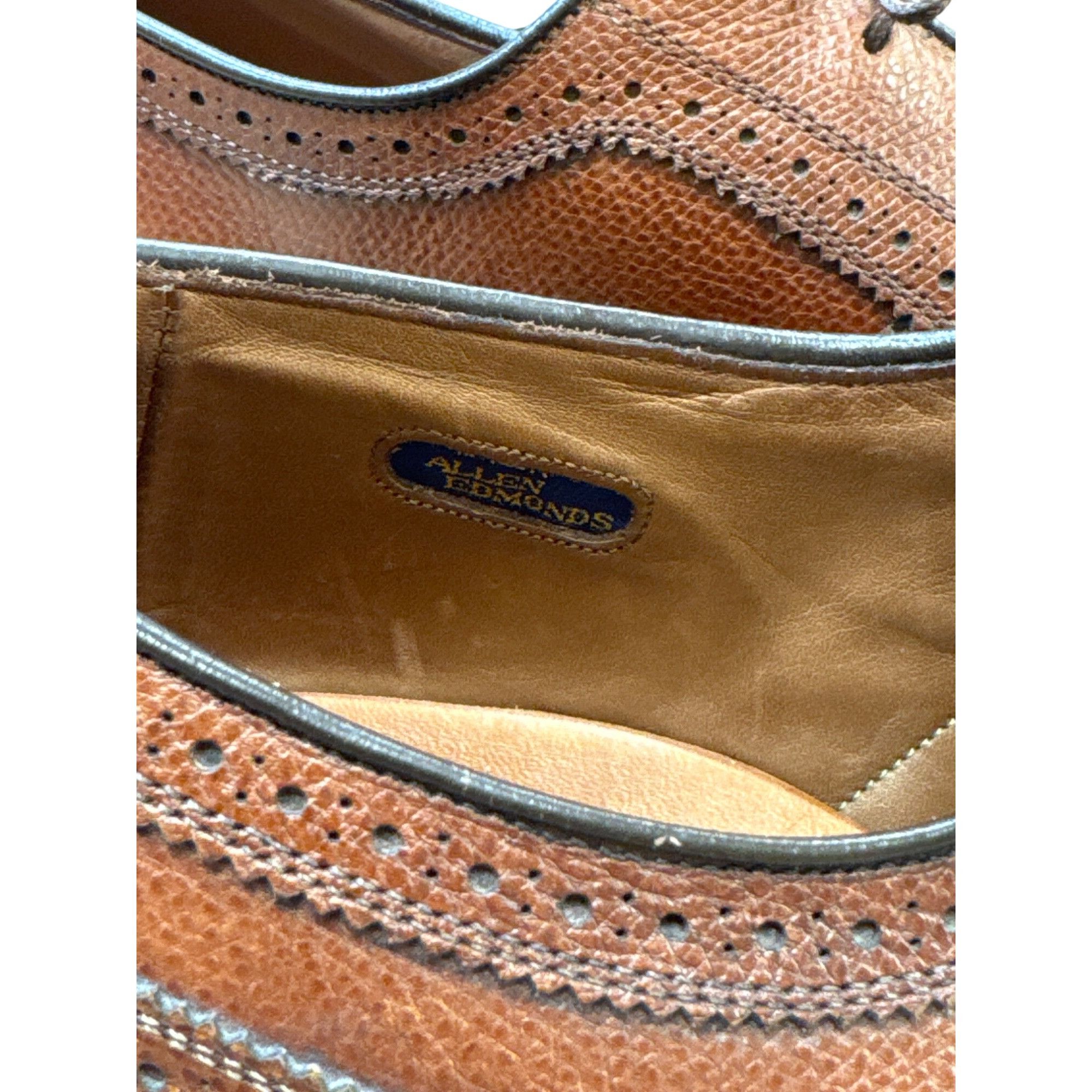 Allen Edmonds Allen Edmonds MacNeil Mens Brown Leather Oxford Dress Shoes Size US 14 / EU 47 - 6 Thumbnail