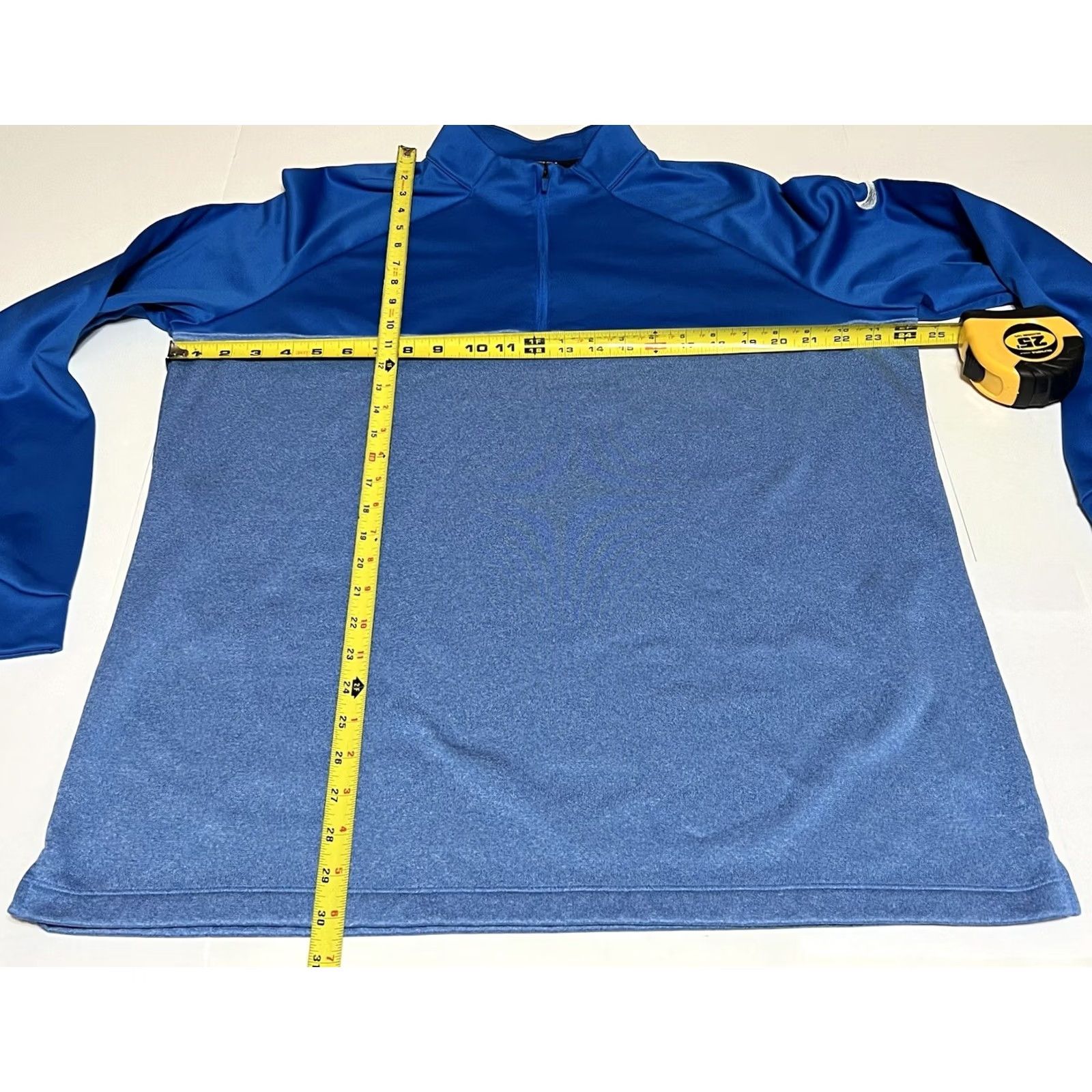 Nike Nike Golf 1/4 Zip Sweater Mens XL Blue Long Sleeve Pullover Size US XL / EU 56 / 4 - 4 Thumbnail