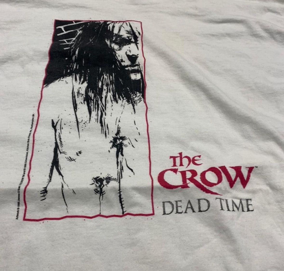 Fruit Of The Loom Vintage The Crow “Dead Time” Movie T-Shirt XL Size US XL / EU 56 / 4 - 2 Thumbnail